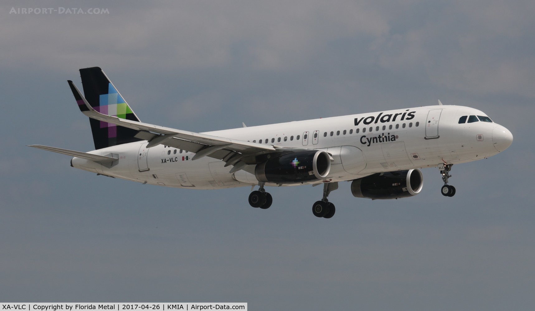 XA-VLC, 2014 Airbus A320-233 C/N 5996, MIA spotting 2017