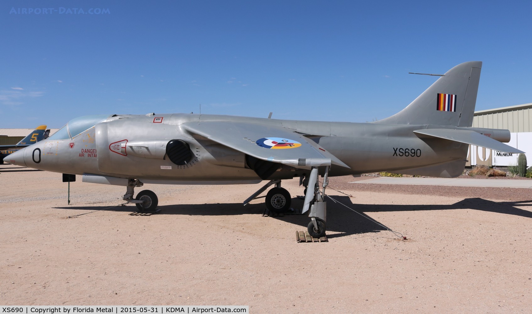 XS690, 1964 Hawker Siddeley XV-6A Kestrel C/N Not found XS690/64-18264, PIMA Museum 2015 XV-6A