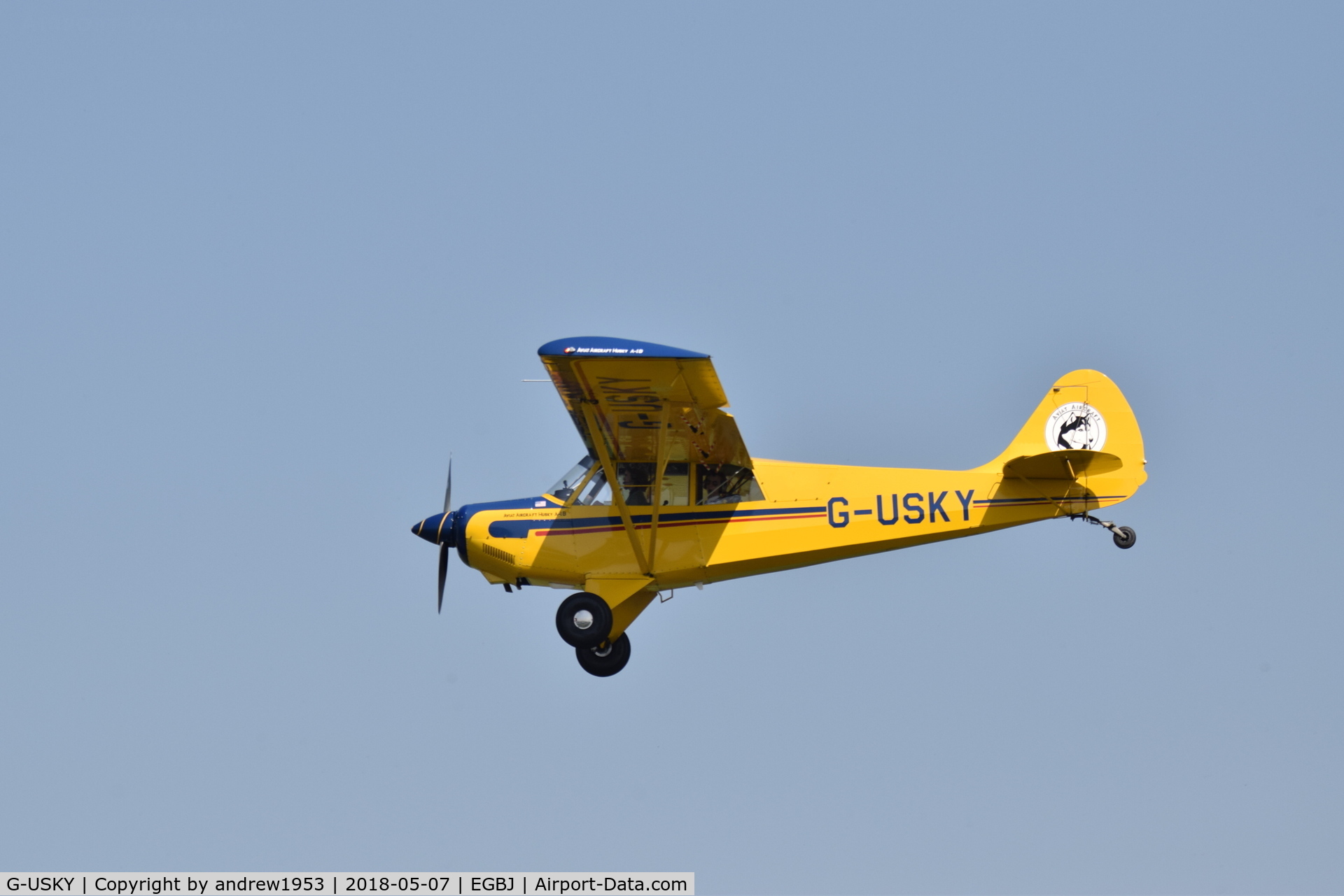 G-USKY, 2004 Aviat A-1B Husky C/N 2261, G-USKY at Gloucestershire Airport.