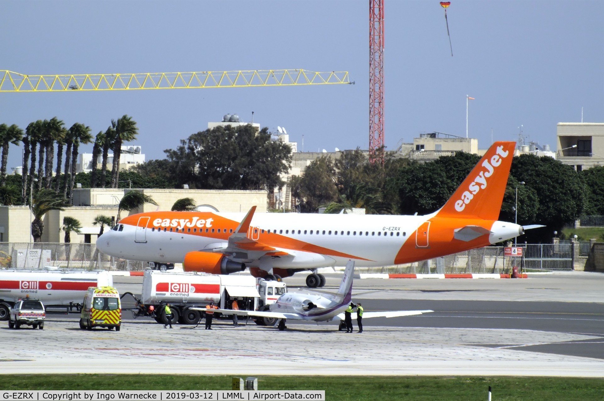 G-EZRX, 2018 Airbus A320-214 C/N 8321, Airbus A320-214 of easyJet at Malta International Airport, Luqa