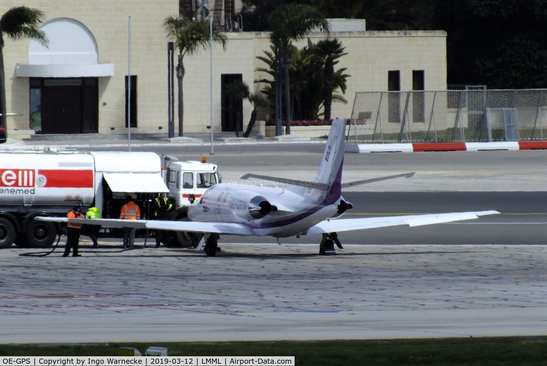 OE-GPS, 1998 Cessna 550 Citation Bravo C/N 550-0837, Cessna 550 Citation Bravo of Tyrol Air Ambulance at Malta International Airport, Luqa