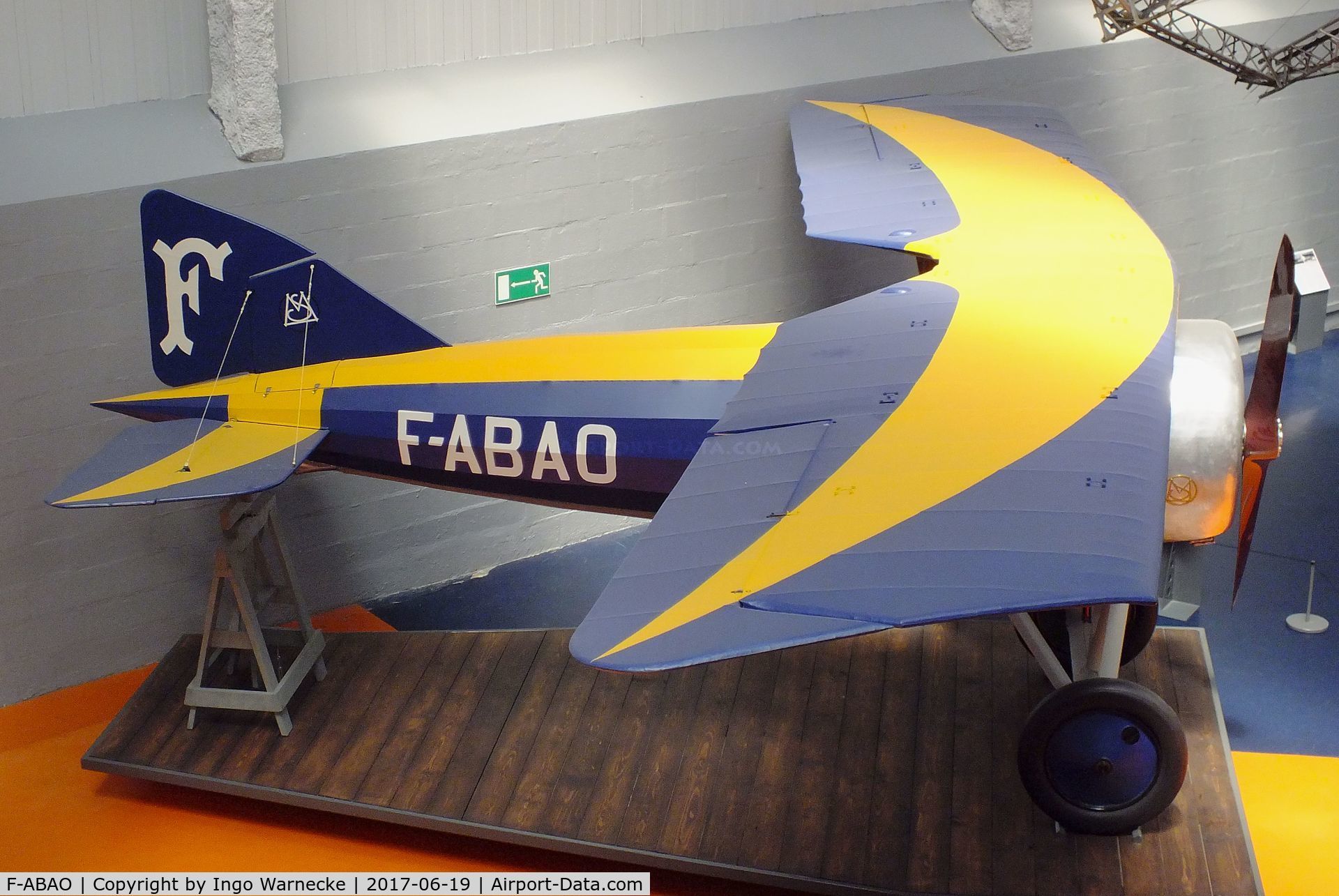 F-ABAO, Morane-Saulnier MS AI C/N 2283, Morane-Saulnier A1 at the Musee de l'Air, Paris/Le Bourget