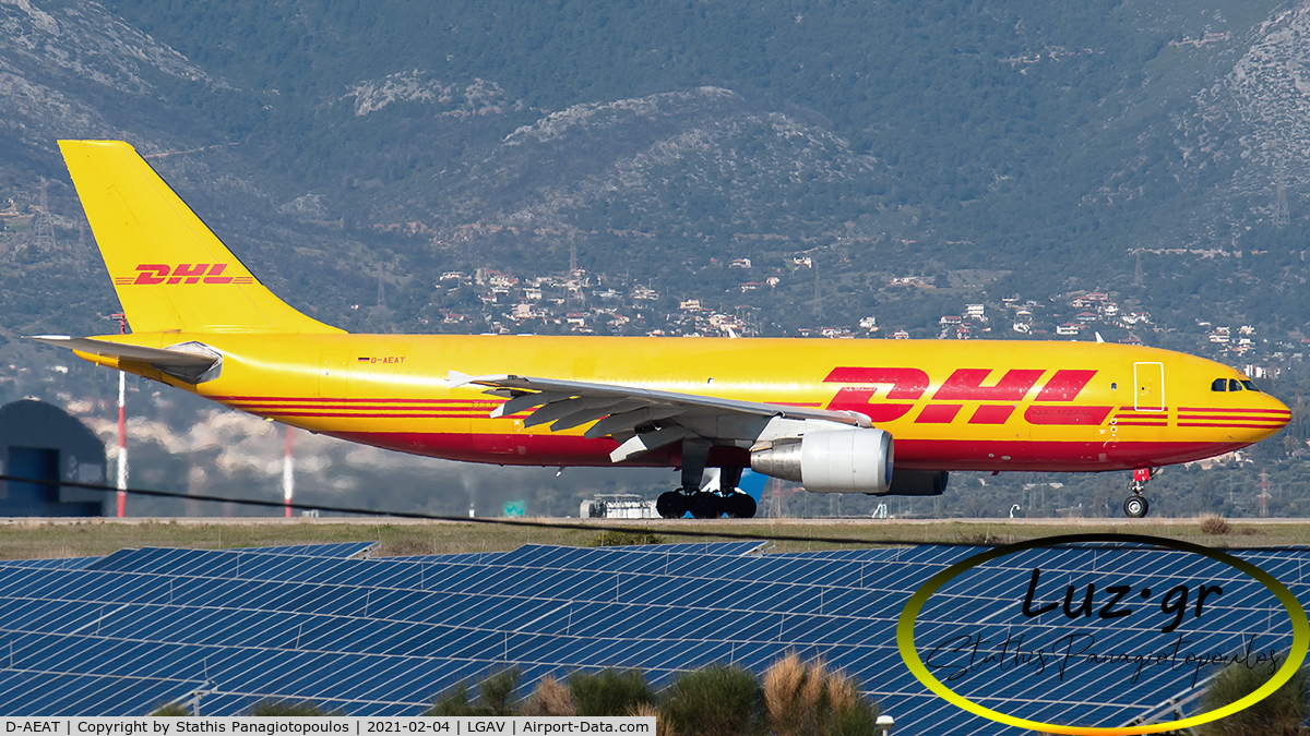 D-AEAT, 1994 Airbus A300B4-622R(F) C/N 740, Line up for take off from RWY 03R of Athens international airport
