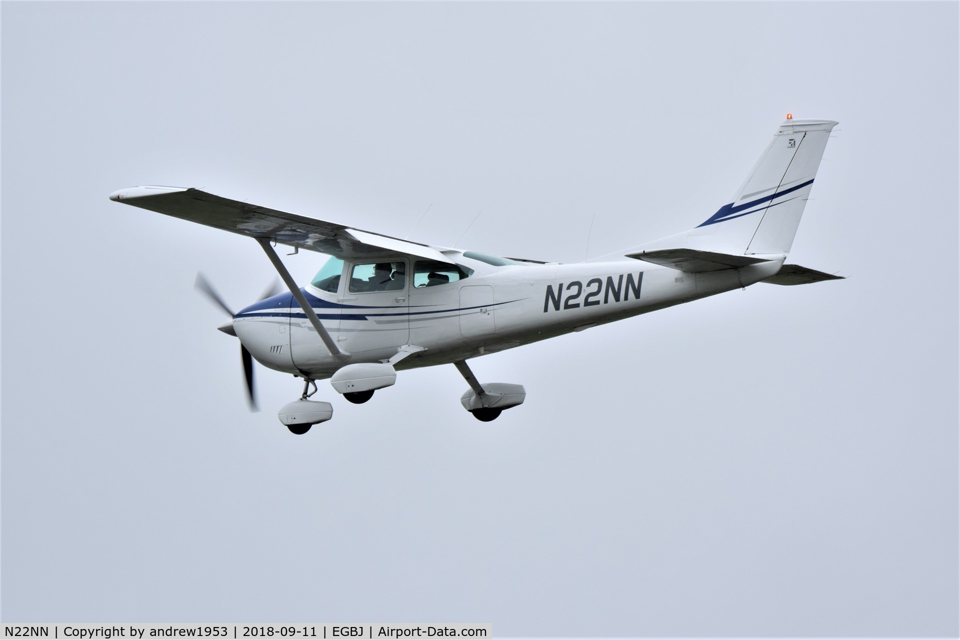 N22NN, 1975 Cessna 182P Skylane C/N 18263497, N22NN at Gloucestershire Airport.