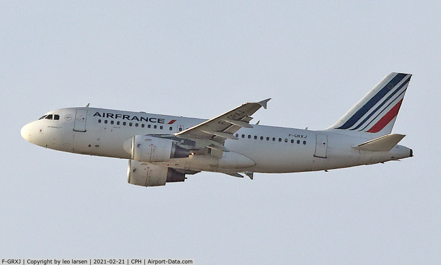 F-GRXJ, 2005 Airbus A319-115LR C/N 2456, Copenhagen 21.2.2021