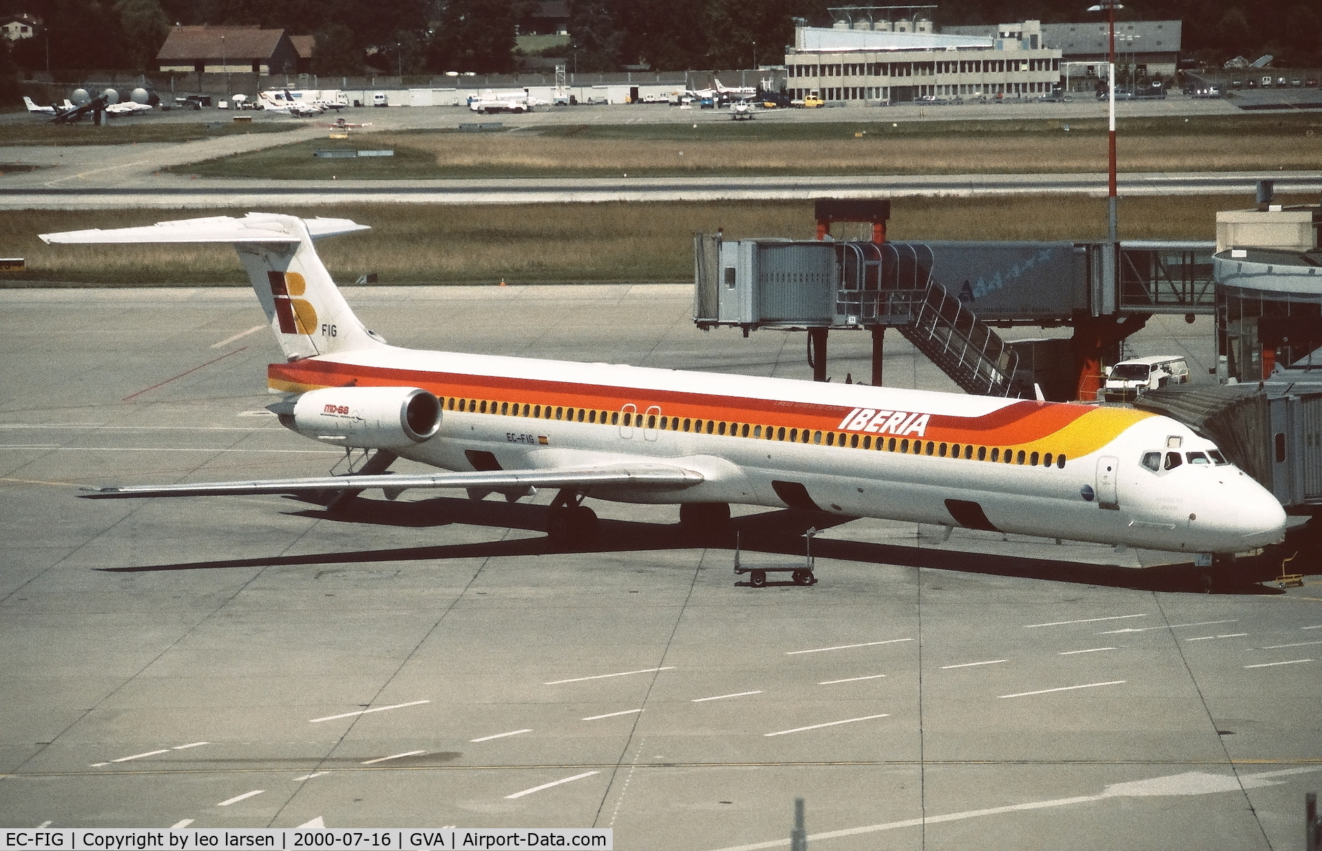 EC-FIG, 1991 McDonnell Douglas MD-88 C/N 53195, Geneva 16.7.2000