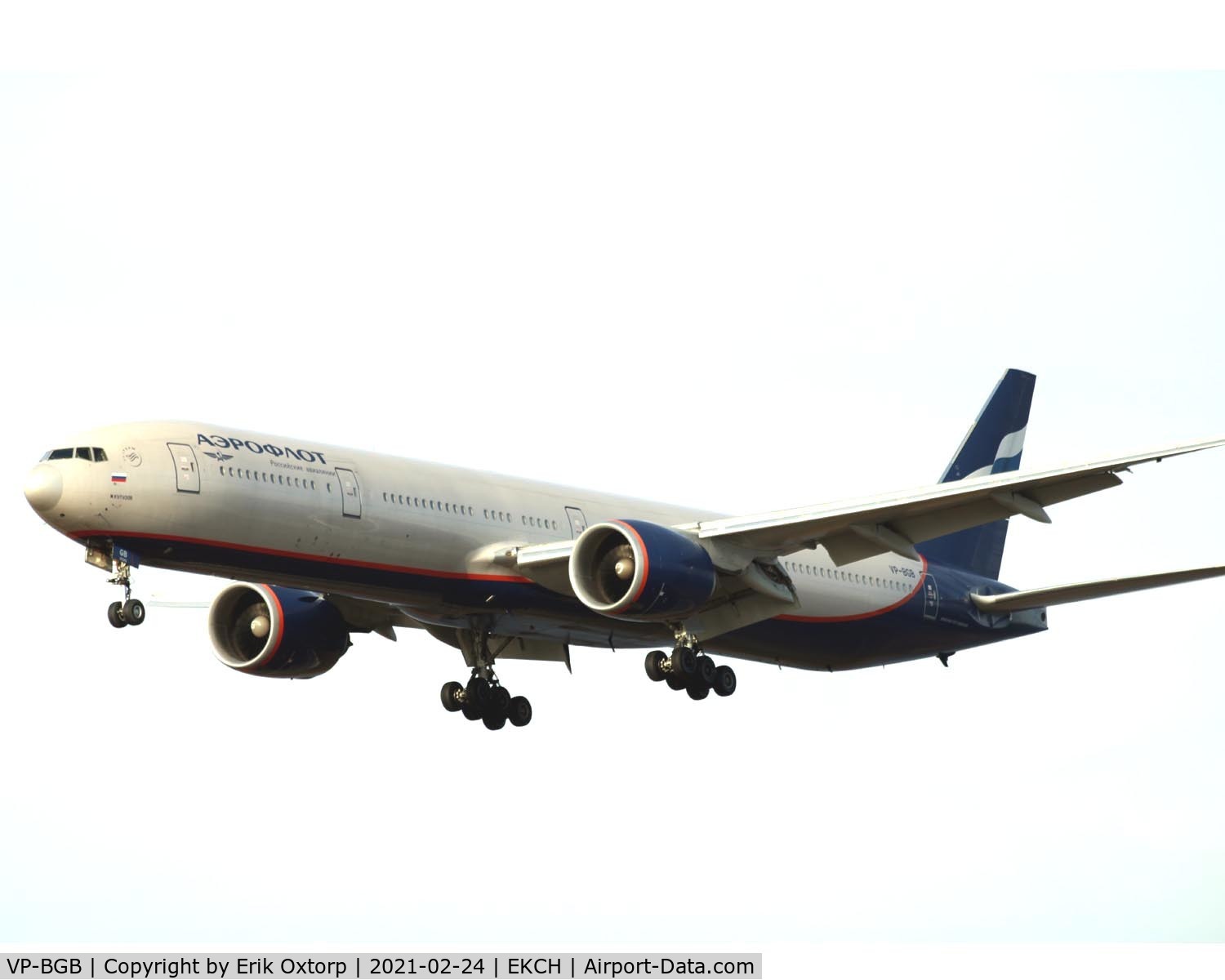 VP-BGB, 2012 Boeing 777-3M0/ER C/N 41679, VP-BGB landing rw 22L