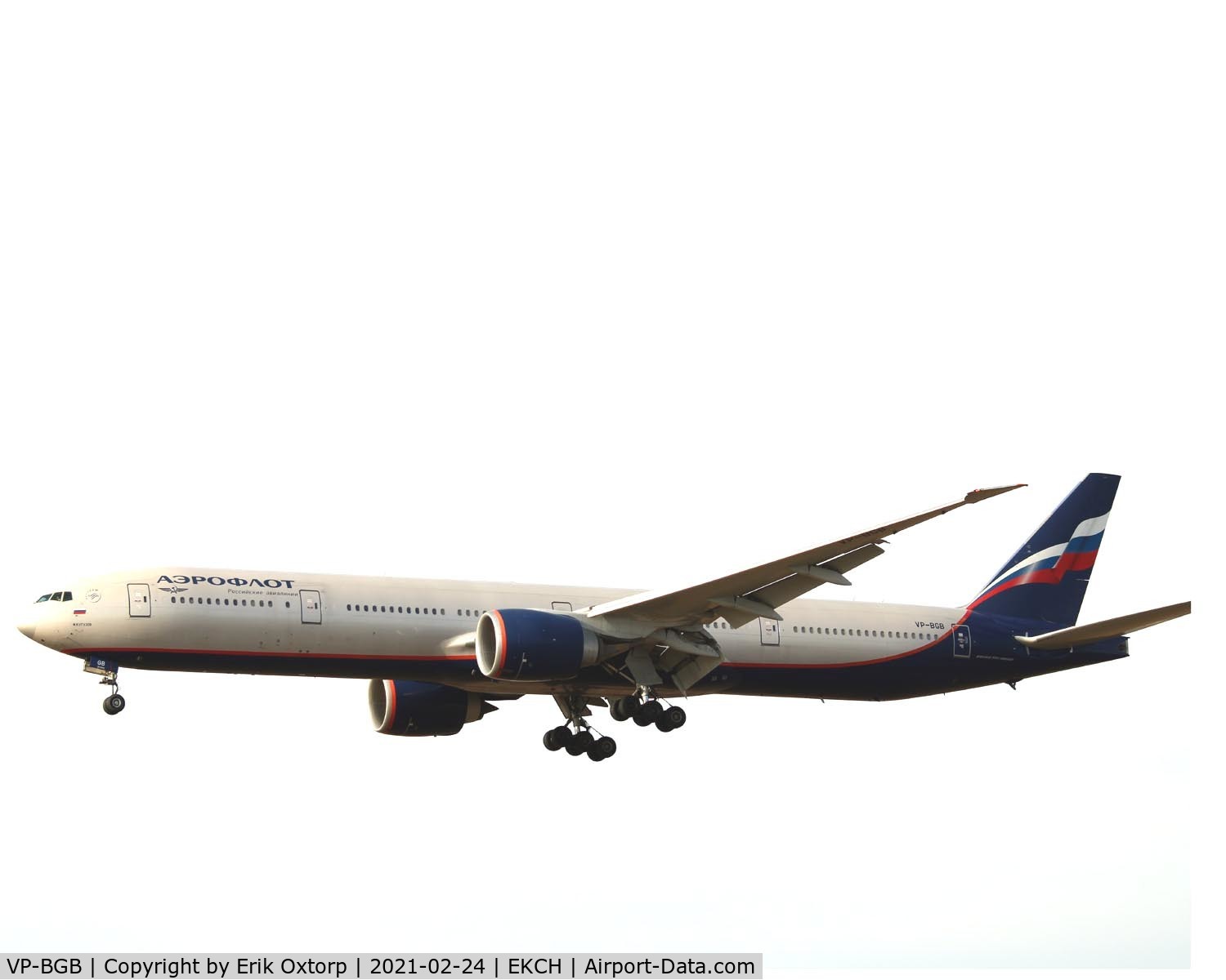 VP-BGB, 2012 Boeing 777-3M0/ER C/N 41679, VP-BGB landing rw 22L