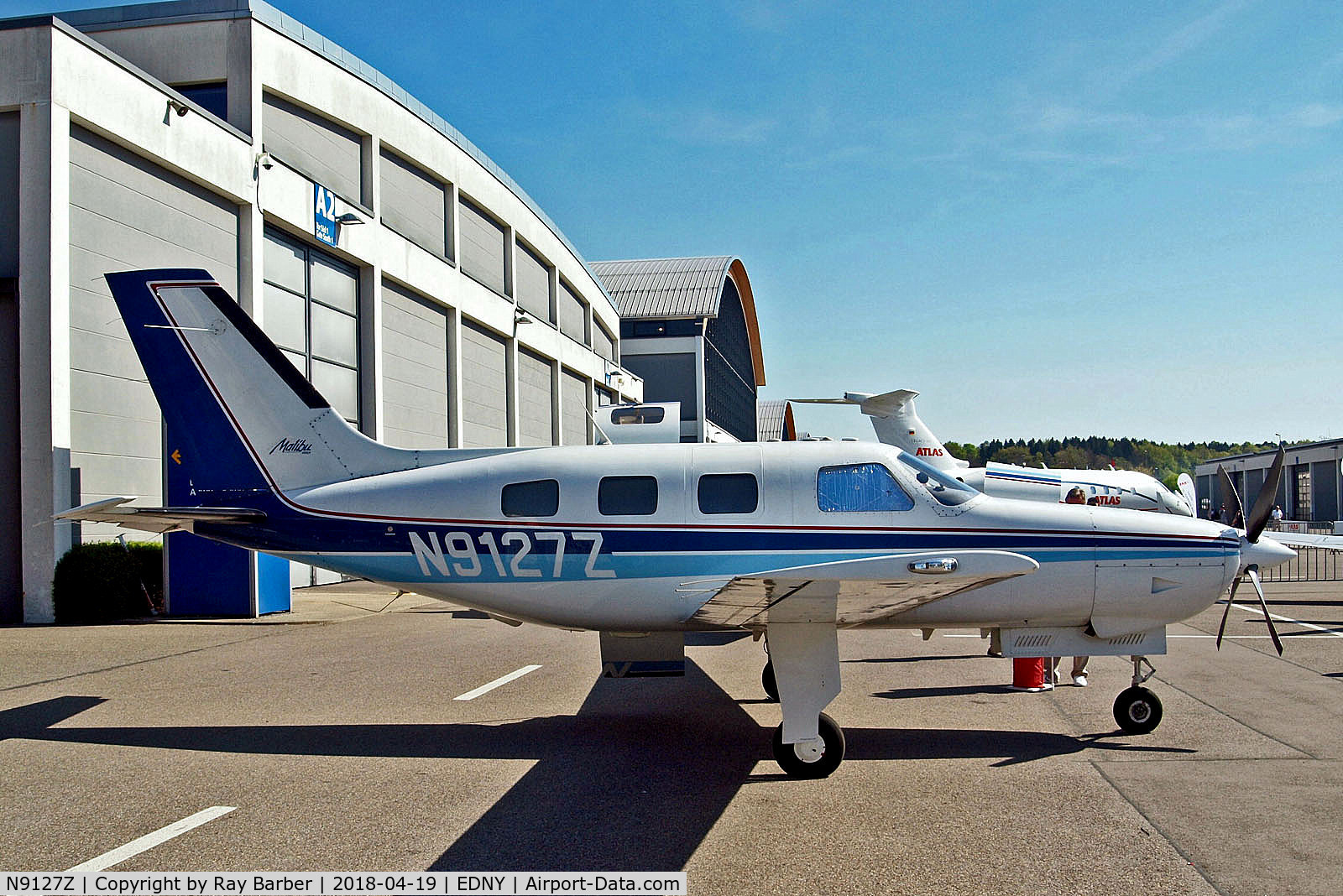 N9127Z, 1987 Piper PA-46-310P Malibu C/N 4608059, N9127Z   Piper PA-46-310P Malibu [4608059] Friedrichshafen~D 19/04/2018