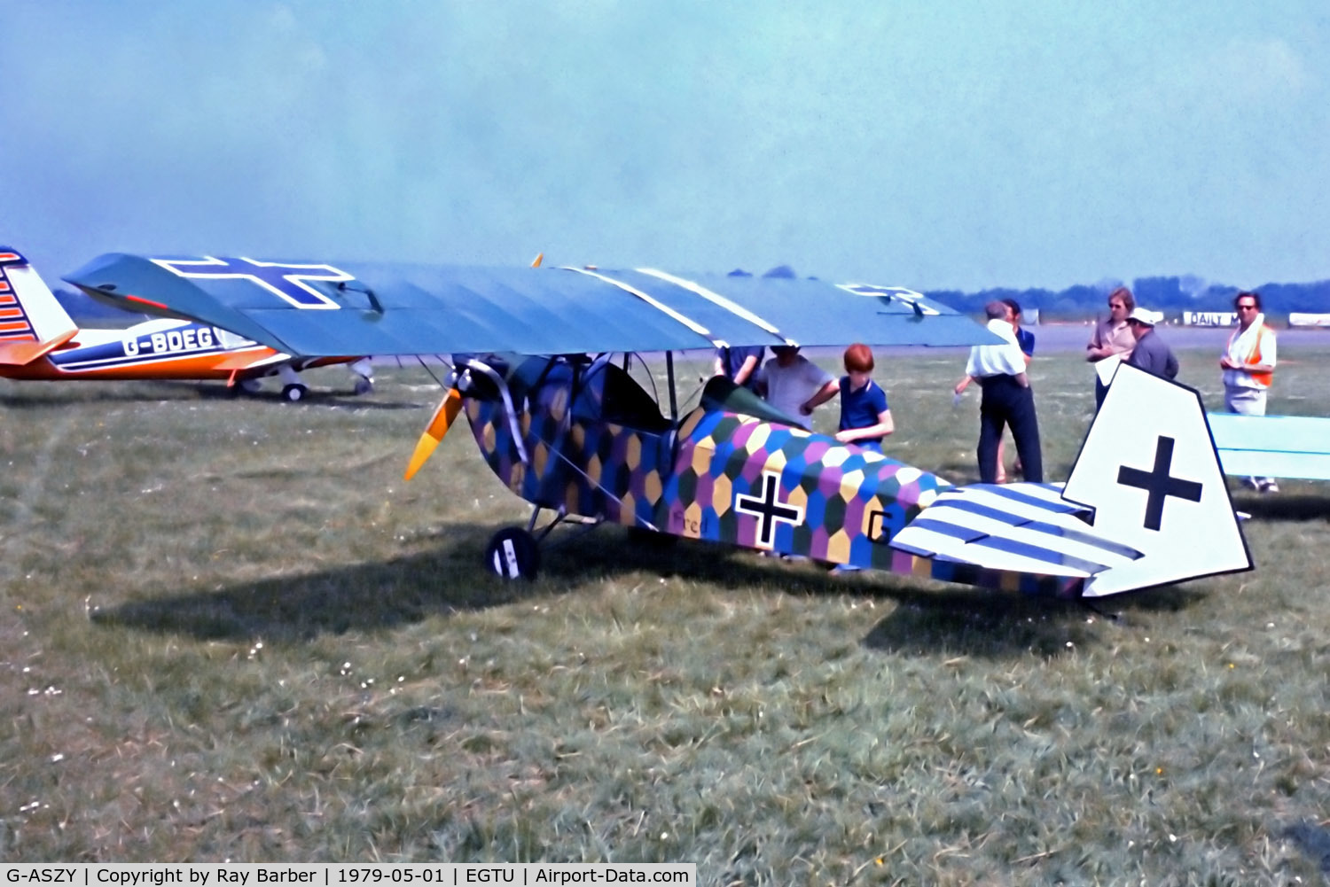 G-ASZY, 1966 Clutton-Tabenor Fred Series 2 C/N PFA 1311, G-ASZY   Clutton FRED 2 [PFA 1311] Dunkeswell~G @ 01/05/1979