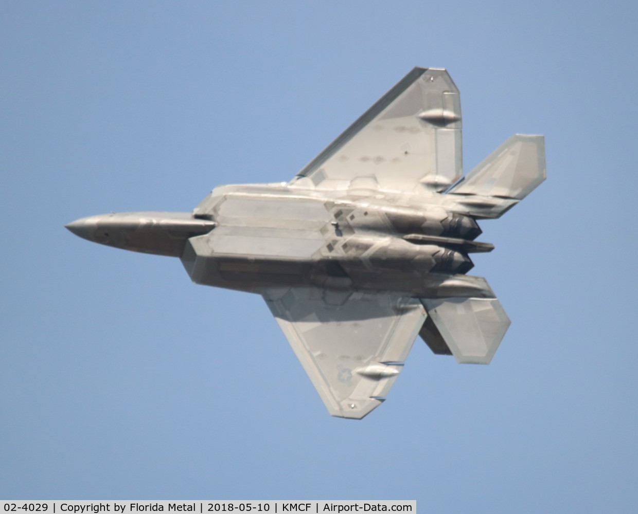 02-4029, 2002 Lockheed Martin F-22A Raptor C/N 645-4029, USAF F-22A