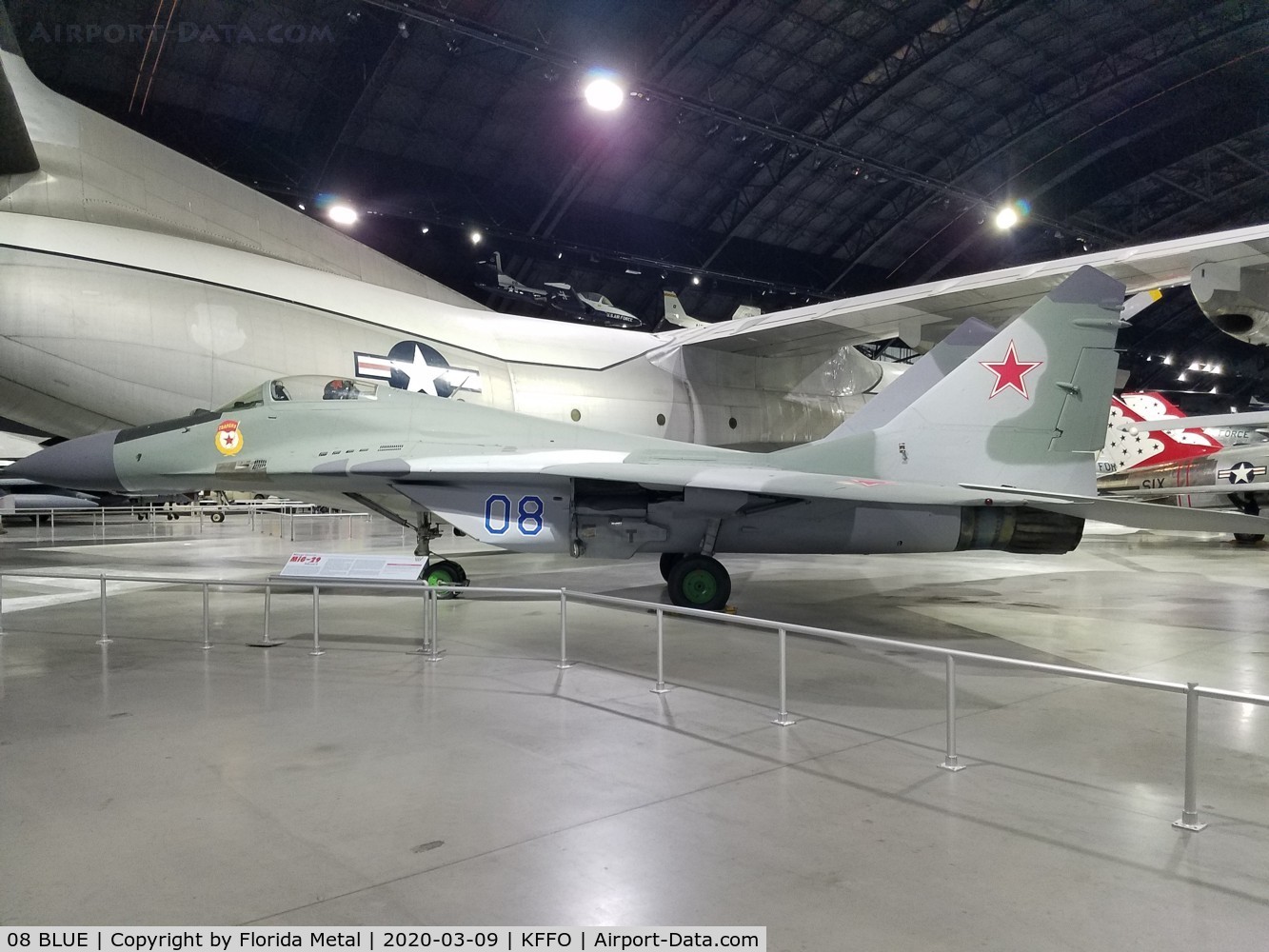08 BLUE, Mikoyan-Gurevich MiG-29A C/N 2960516761, Mig-29