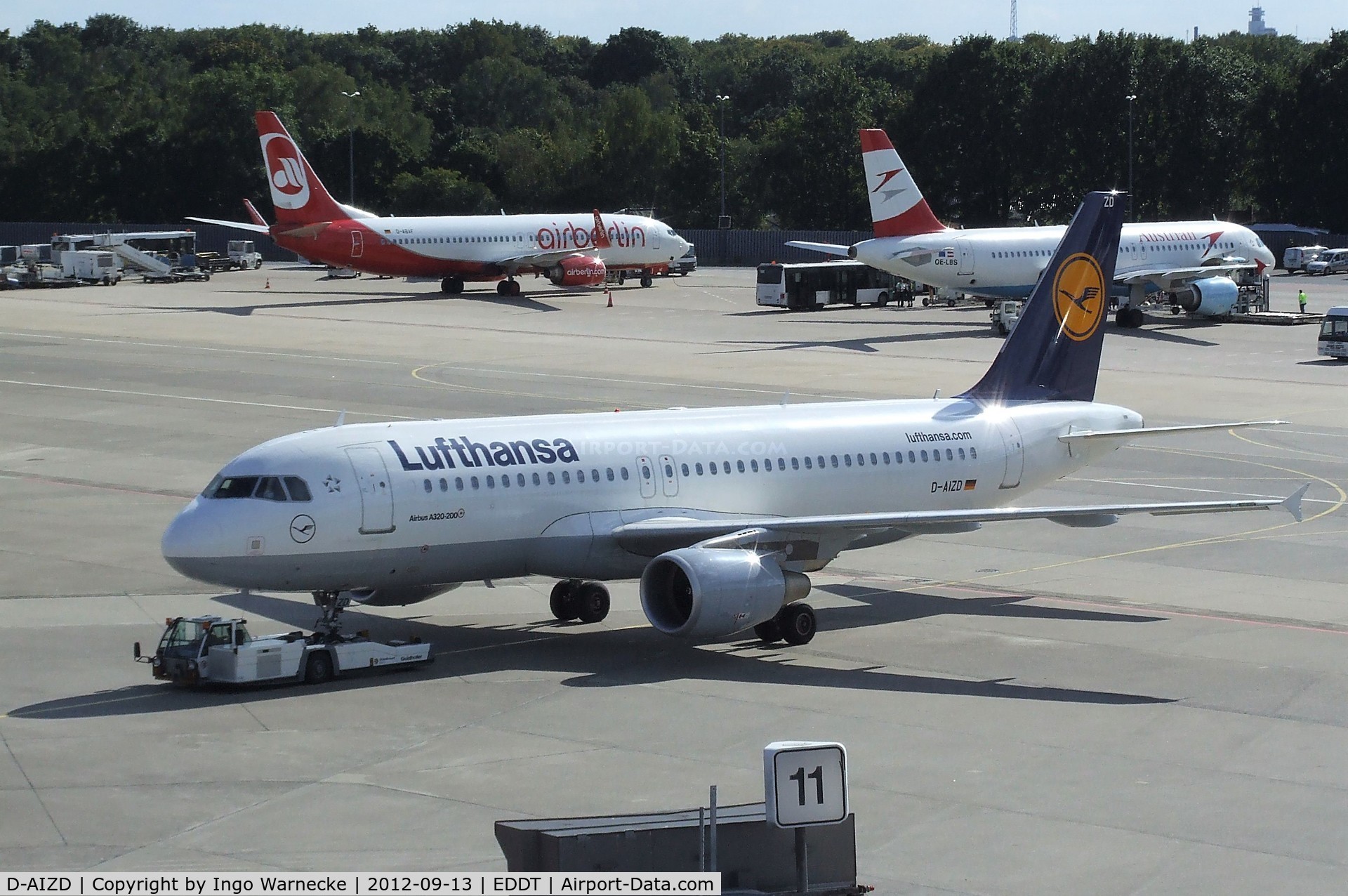 D-AIZD, 2010 Airbus A320-214 C/N 4191, Airbus A320-214 of Lufthansa at Berlin-Tegel airport