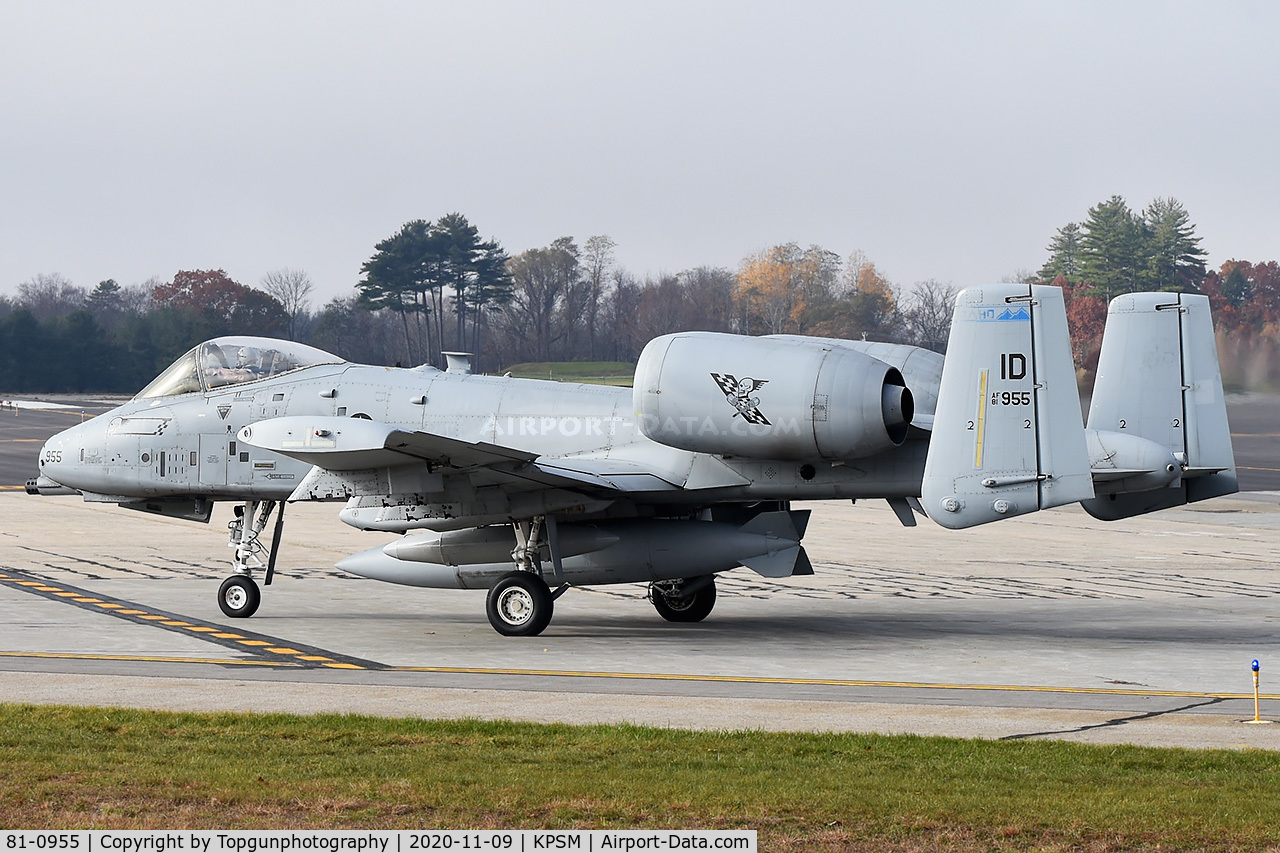 81-0955, 1981 Fairchild Republic A-10C Thunderbolt II C/N A10-0650, TREND51 from the Boise ANG 190th FS