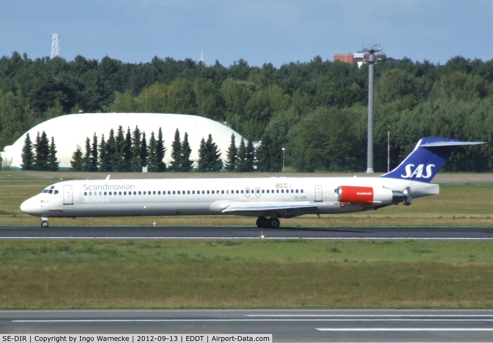 SE-DIR, 1991 McDonnell Douglas MD-82 (DC-9-82) C/N 53004, McDonnell Douglas MD-82 (DC-9-82) of SAS at Berlin-Tegel airport