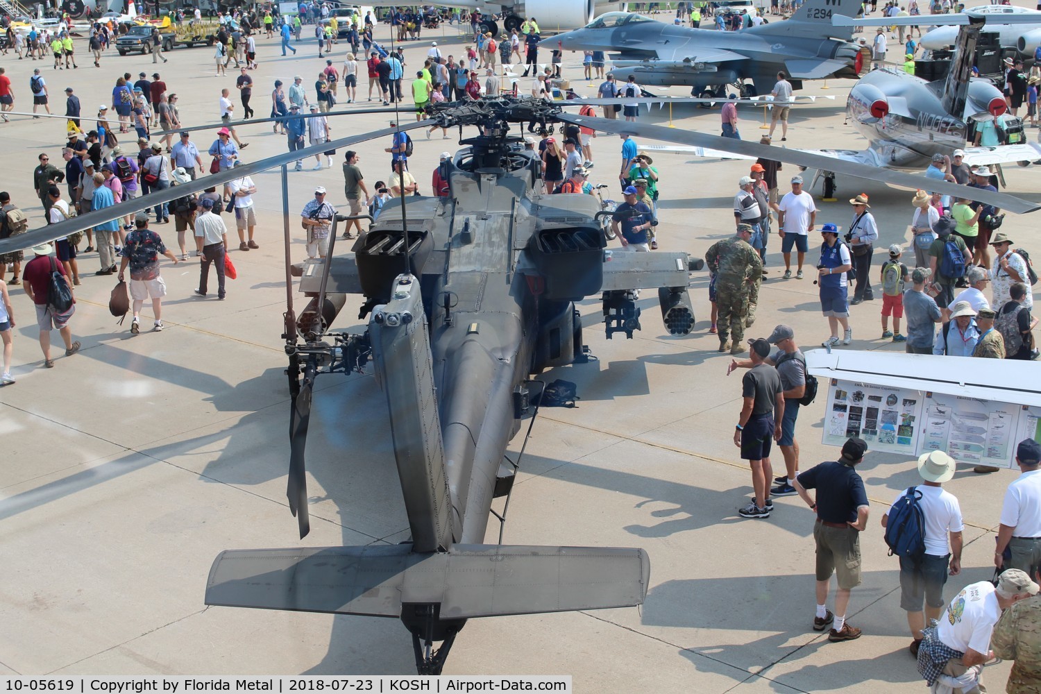 10-05619, 2010 Boeing AH-64D Apache C/N PVD619, US Army AH-64