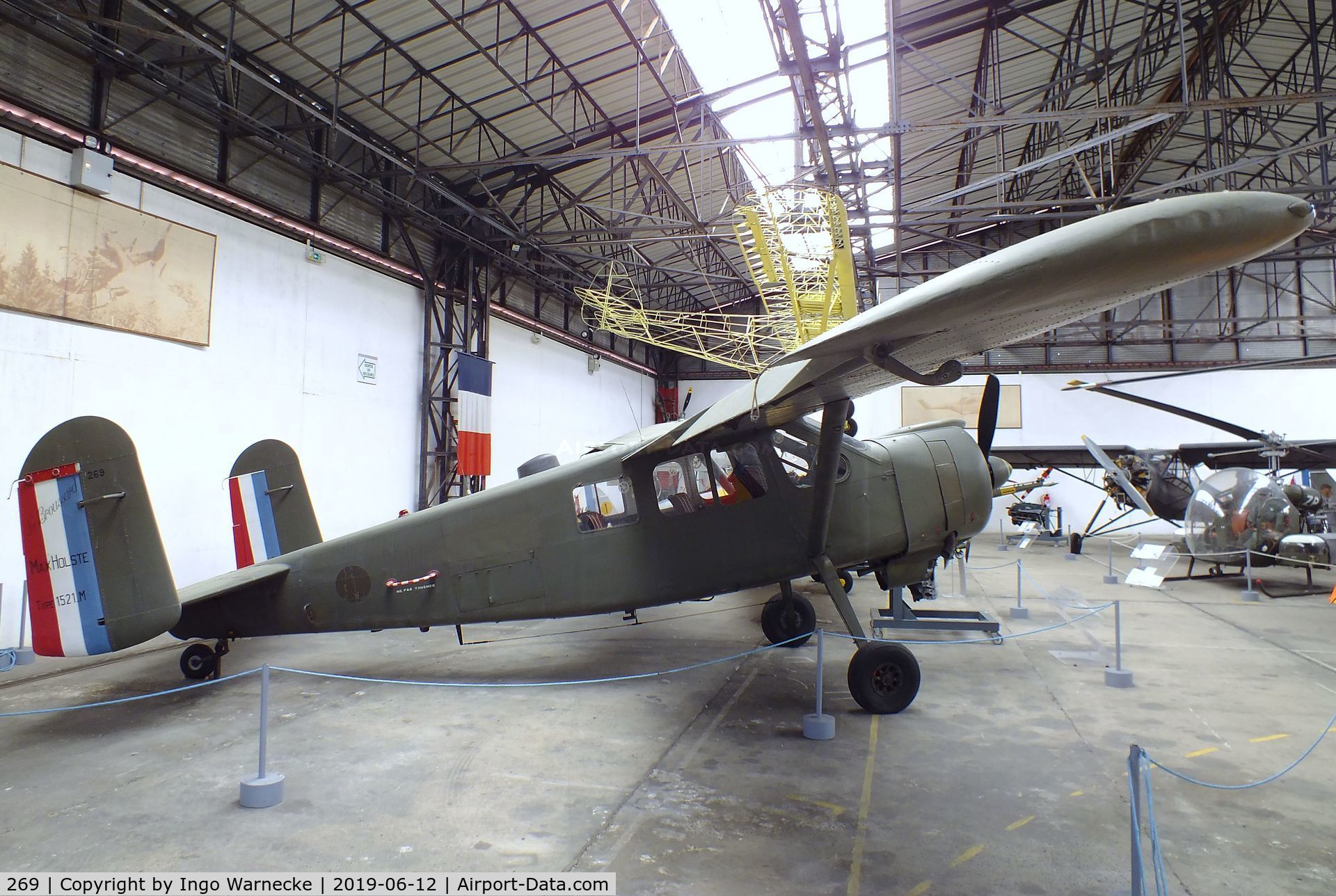 269, Max Holste MH.1521M Broussard C/N 269, Max Holste MH.1521M Broussard at the Musee de l'ALAT et de l'Helicoptere, Dax