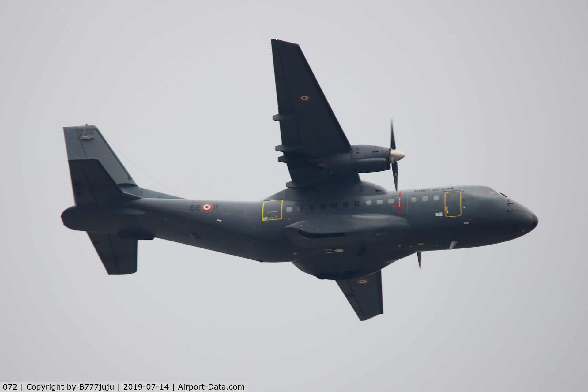 072, 1993 Airtech CN-235-200M C/N C072, during French Parade over Paris