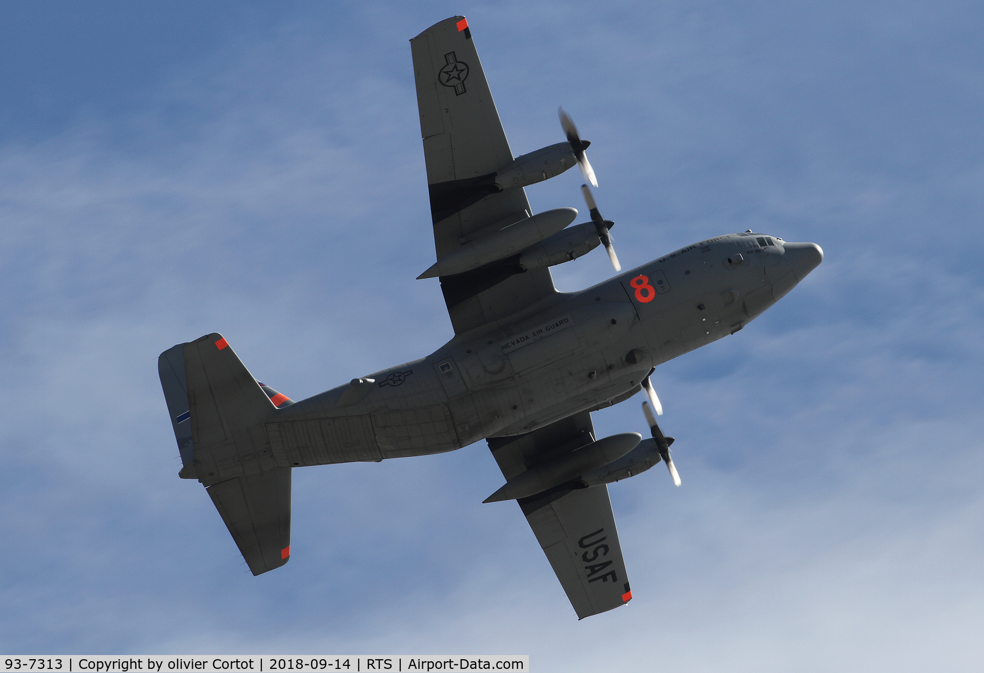 93-7313, 1993 Lockheed C-130H Hercules C/N 382-5378, 2018 air races