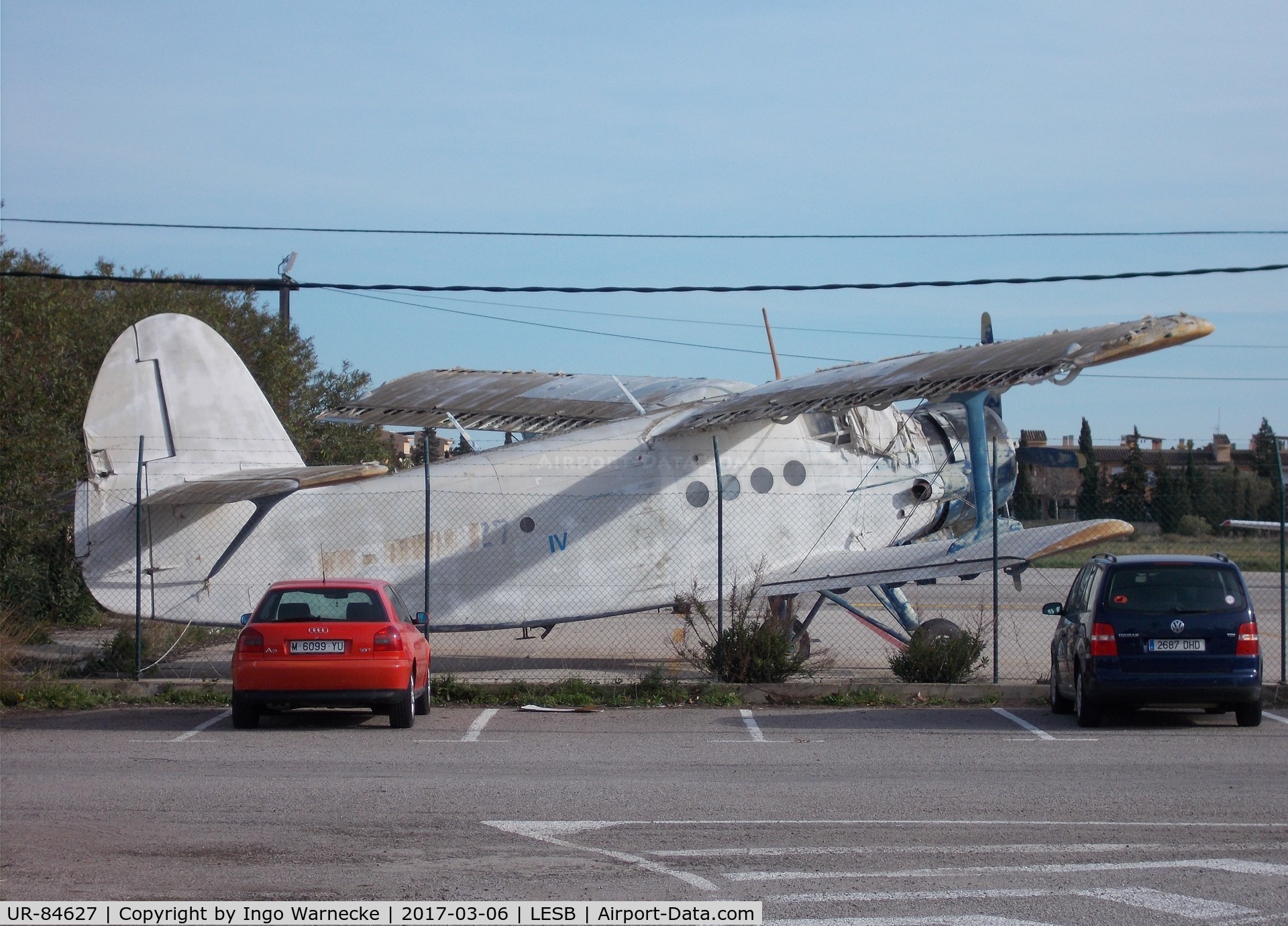 UR-84627, PZL-Mielec An-2R C/N 1G190-59, Antonov (PZL-Mielec) An-2R COLT (awaiting restoration?) at Mallorca's Son Bonet airport