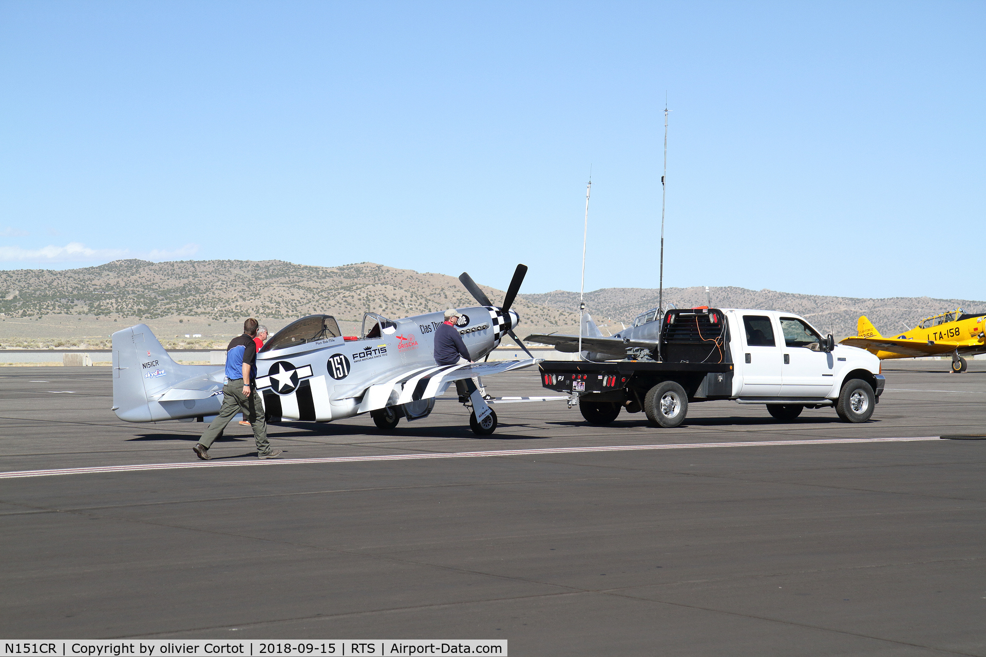 N151CR, Papa 51 Thunder Mustang C/N CJTM 033, 2018 air races