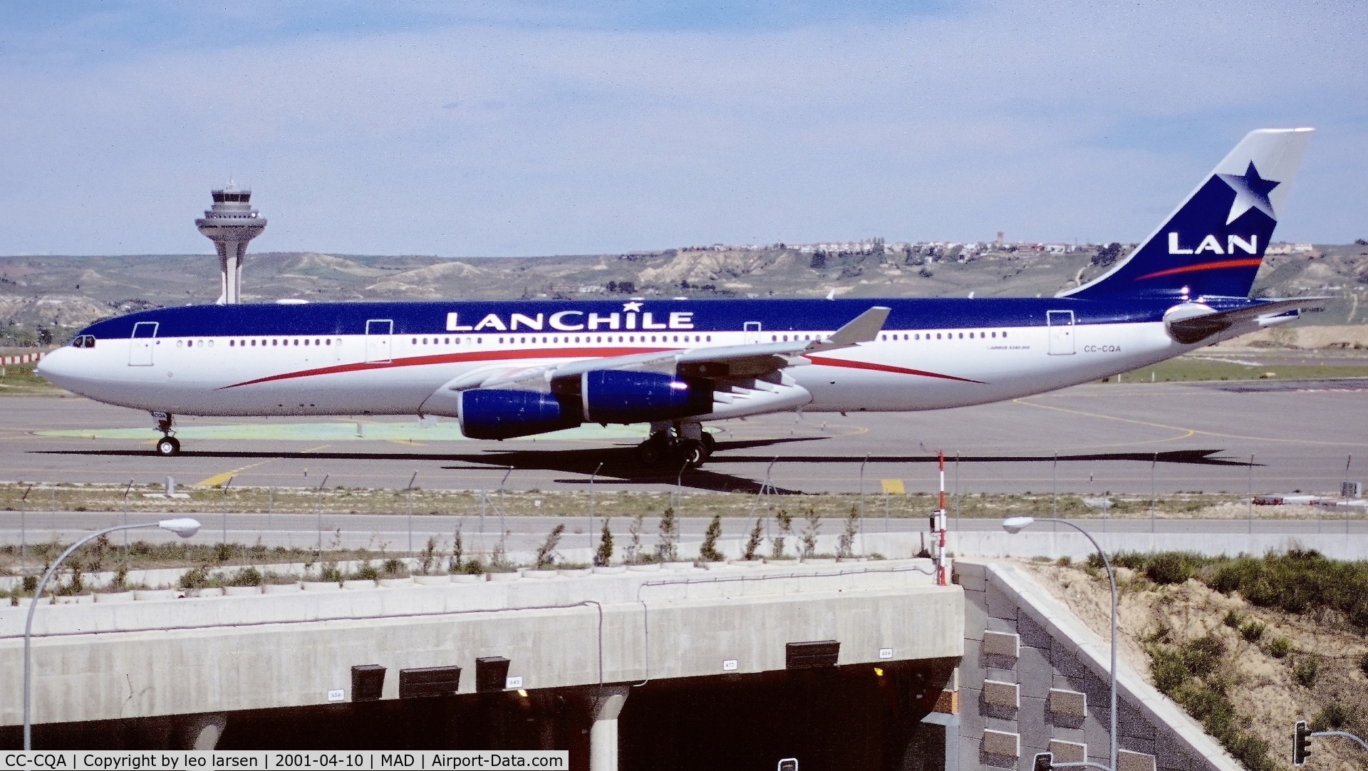 CC-CQA, 2000 Airbus A340-313X C/N 359, Madrid 10.4.2001