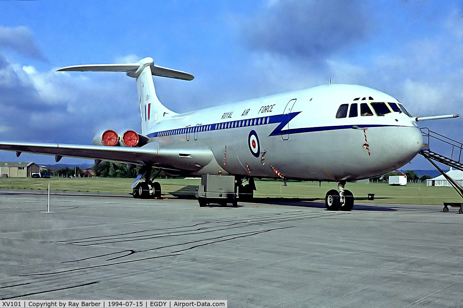 XV101, 1967 Vickers VC10 C.1K C/N 831, XV101   Vickers VC-10 C.1K [831] (Royal Air Force) RNAS Yeovilton~G @ 15/07/1994