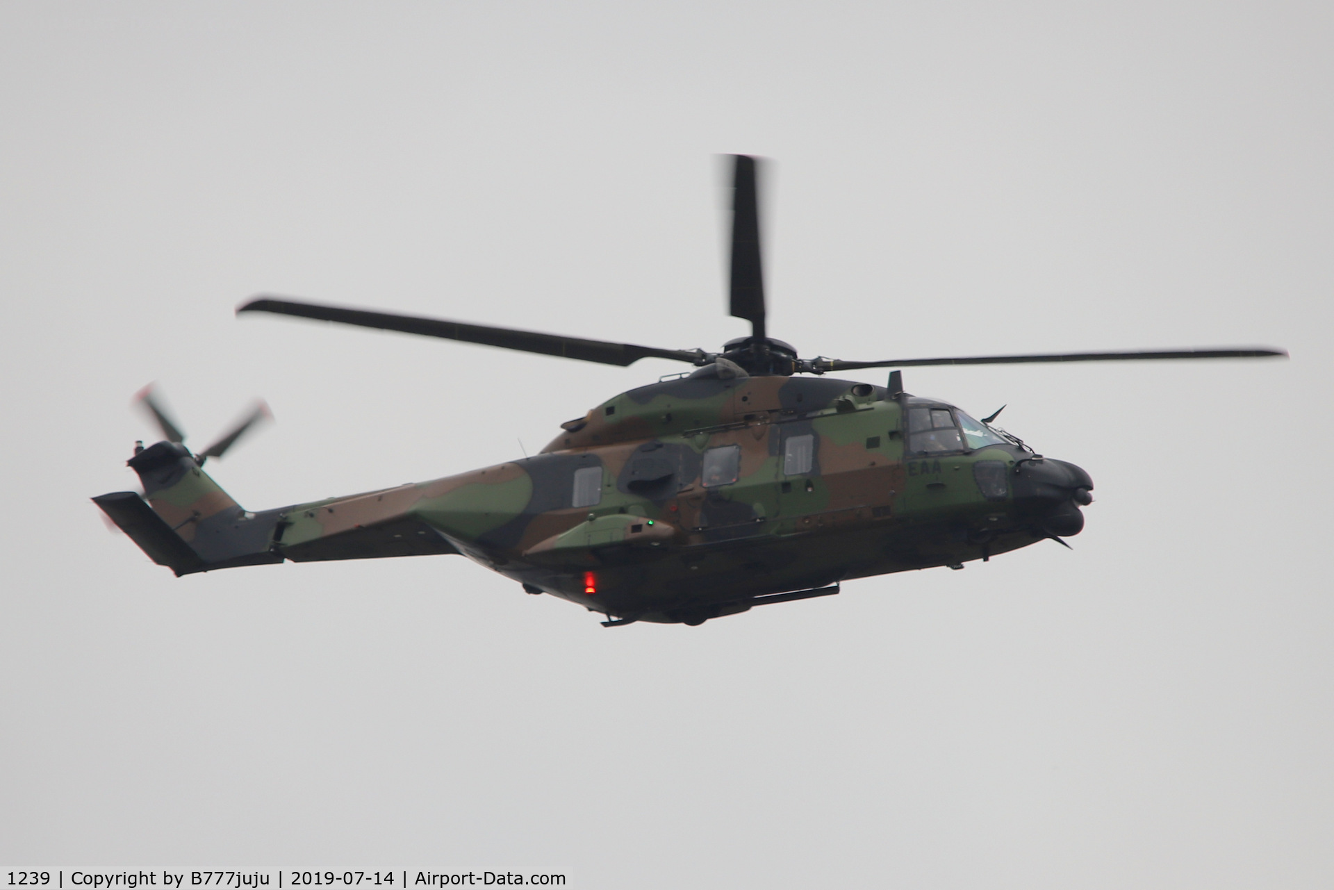 1239, 2011 NHI NH-90 TTH Caiman C/N 1239, during French Parade over Paris