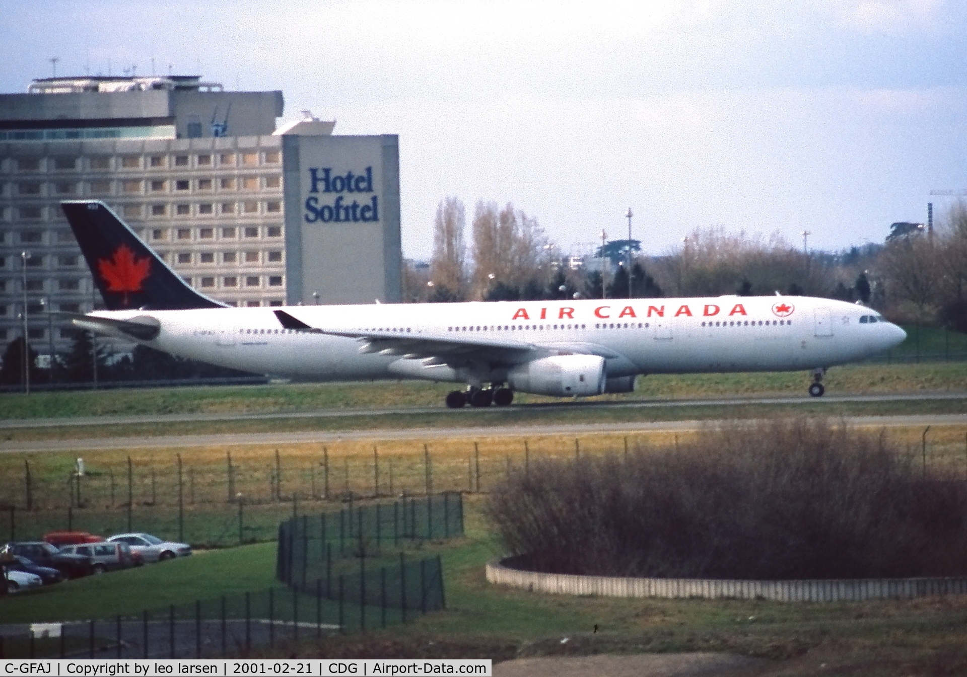 C-GFAJ, 1999 Airbus A330-343X C/N 0284, Paris Charles de Gaulle 21.2.2002