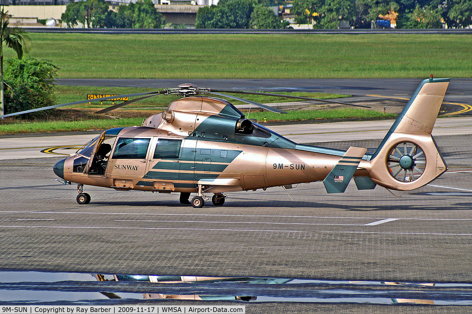 9M-SUN, Eurocopter AS-365N-2 C/N 6509, 9M-SUN   Eurocopter AS.365N2 Dauphin [6509] (Sunway) Kuala Lumpur-Sultan Abdul Aziz Shah Int'l~9M 17/11/2009