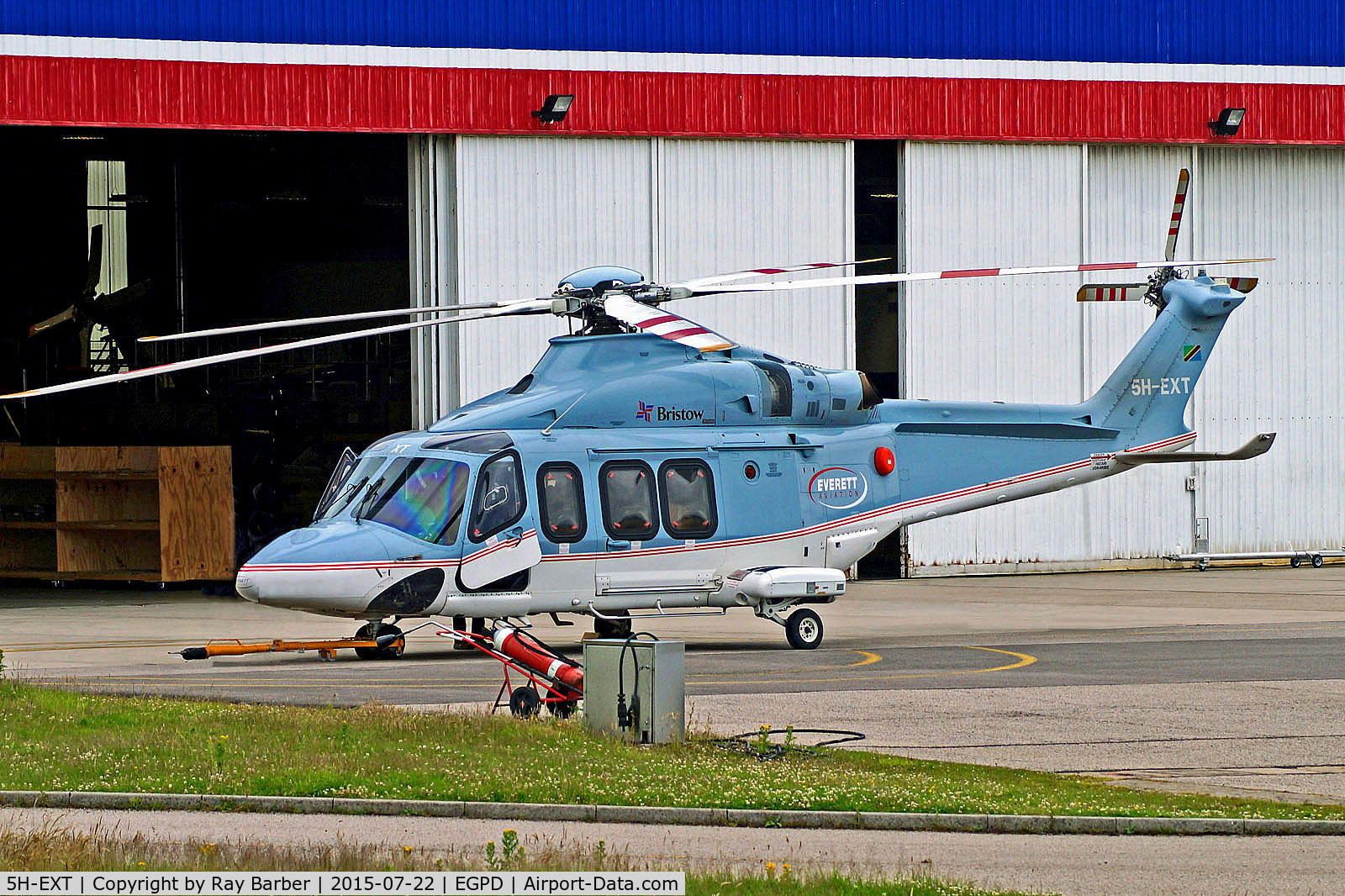 5H-EXT, 2013 AgustaWestland AW-139 C/N 41344, 5H-EXT   AgustaWestland AW.139 [41344] (Everett Aviation) Aberdeen-(Dyce)~G 22/07/2015