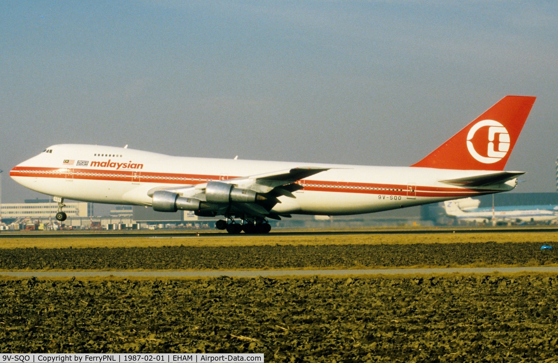 9V-SQO, 1980 Boeing 747-212B/SF C/N 21940, Malaysian B742 leased from SQ
