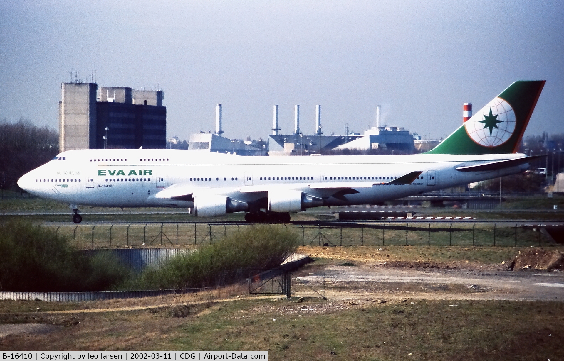 B-16410, 1997 Boeing 747-45E C/N 29061, Paris Charles de Gaule 11.3.2002