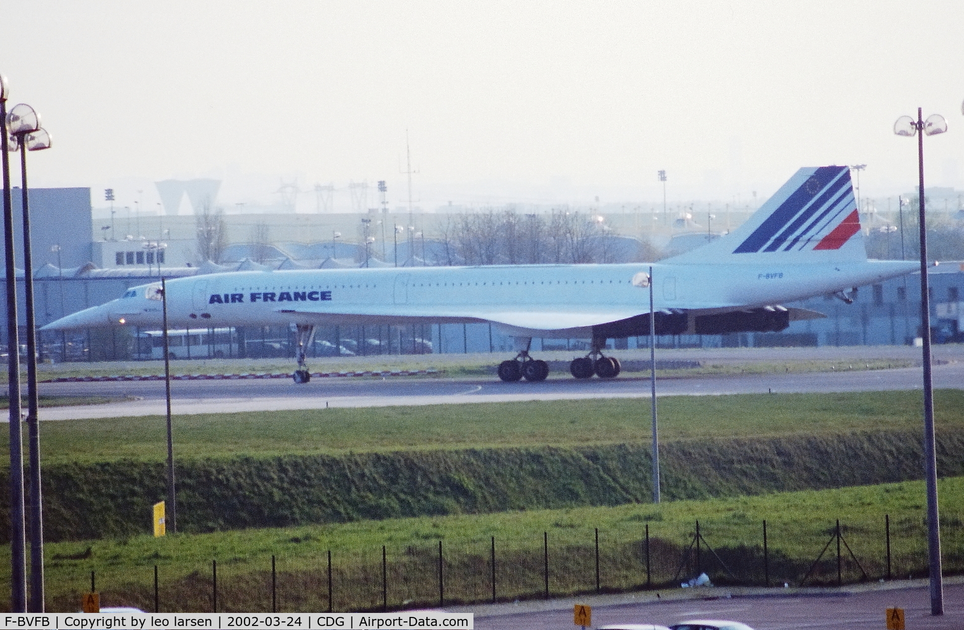 F-BVFB, 1976 Aerospatiale-BAC Concorde 101 C/N 207, Paris Charles de Gaulle 24.3.2002
