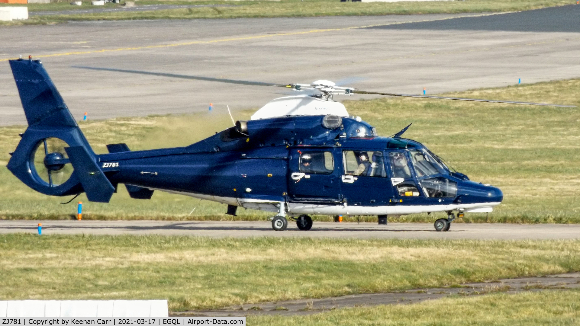 ZJ781, Eurocopter AS-365N-3 Dauphin 2 C/N 6813, No. 658 Squadron (AAC) - Airbus Helicopters AS365N-3 Dauphin II @ Leuchars Station, Scotland