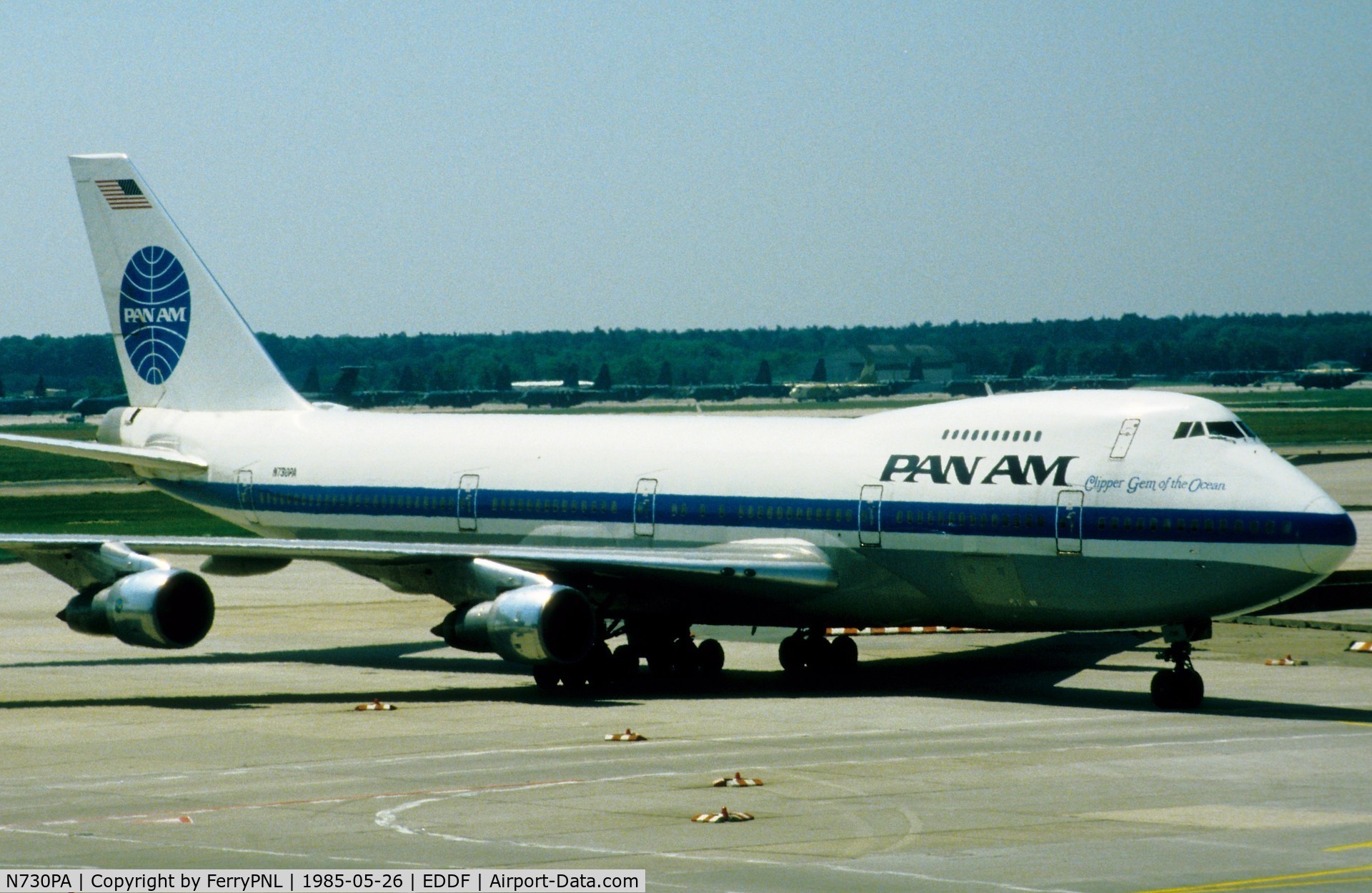N730PA, 1974 Boeing 747-212B C/N 20888, PanAm B742