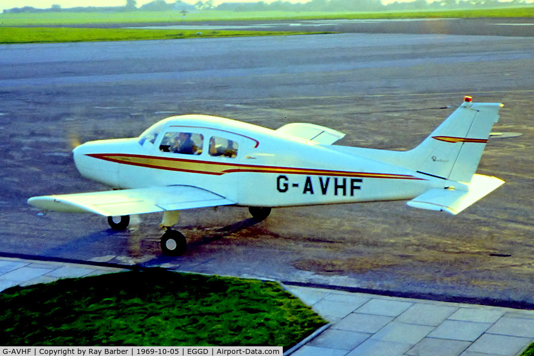 G-AVHF, 1967 Beech A23-19 Musketeer Sport III C/N MB-236, G-AVHF   Beech A23-19 Musketeer Sport III [MB-236] Bristol-Lulsgate~G 05/10/1969
