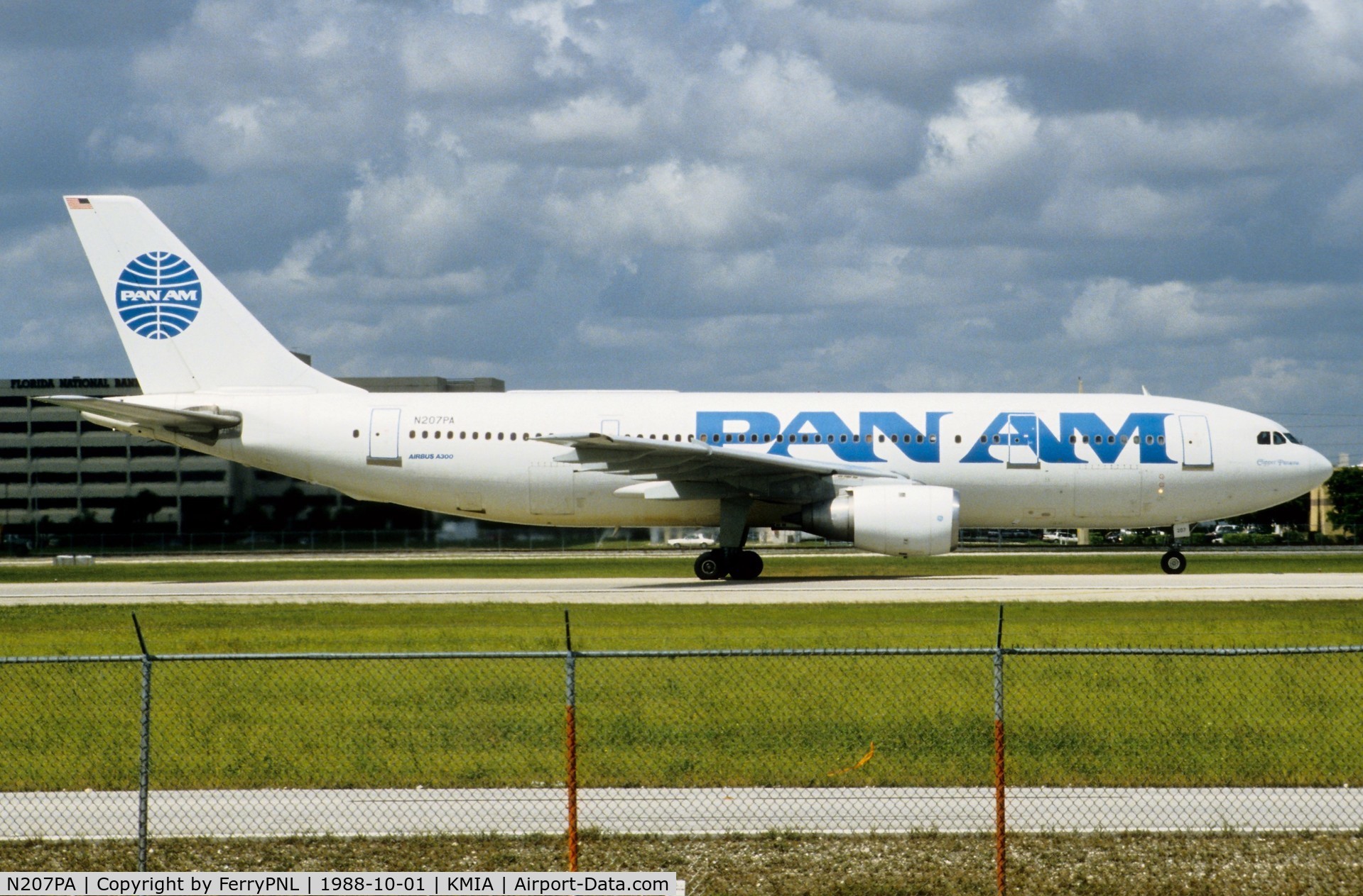 N207PA, 1983 Airbus A300B4-203F C/N 236, PanAm A300 for departure