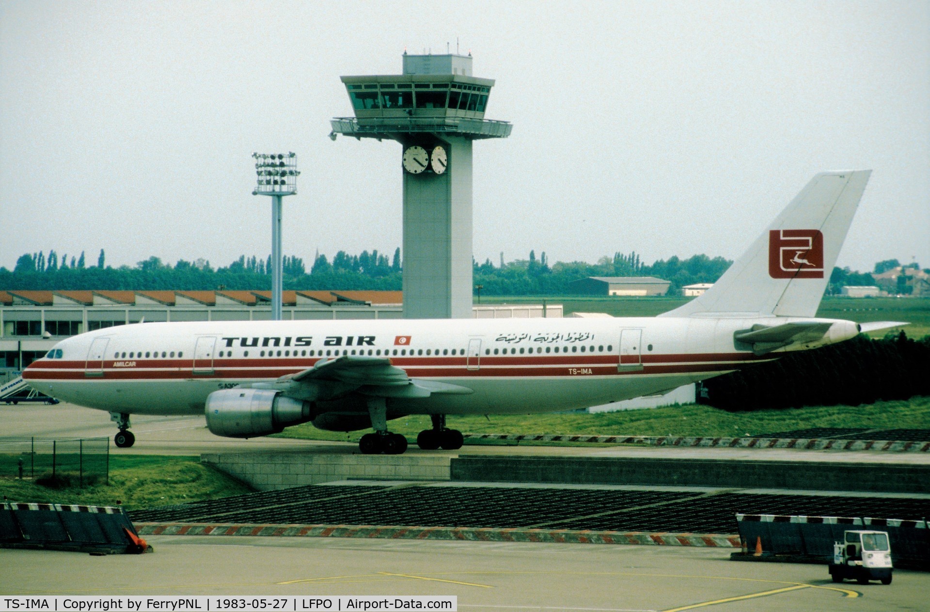 TS-IMA, 1982 Airbus A300B4-203 C/N 188, Tunisair A300, their first wide body aircraft