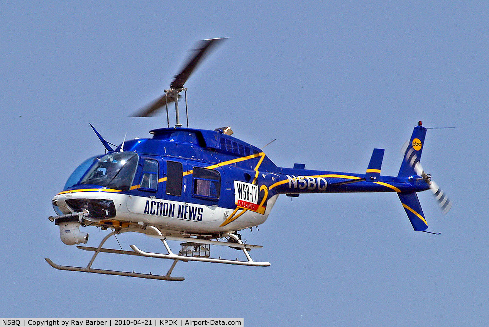 N5BQ, 1992 Bell 206L-4 LongRanger IV LongRanger C/N 52007, N5BQ   Bell 206L-4 LongRanger IV [52007] (Helicopters Inc) Atlanta-Dekalb Peachtree~N 21/04/2010