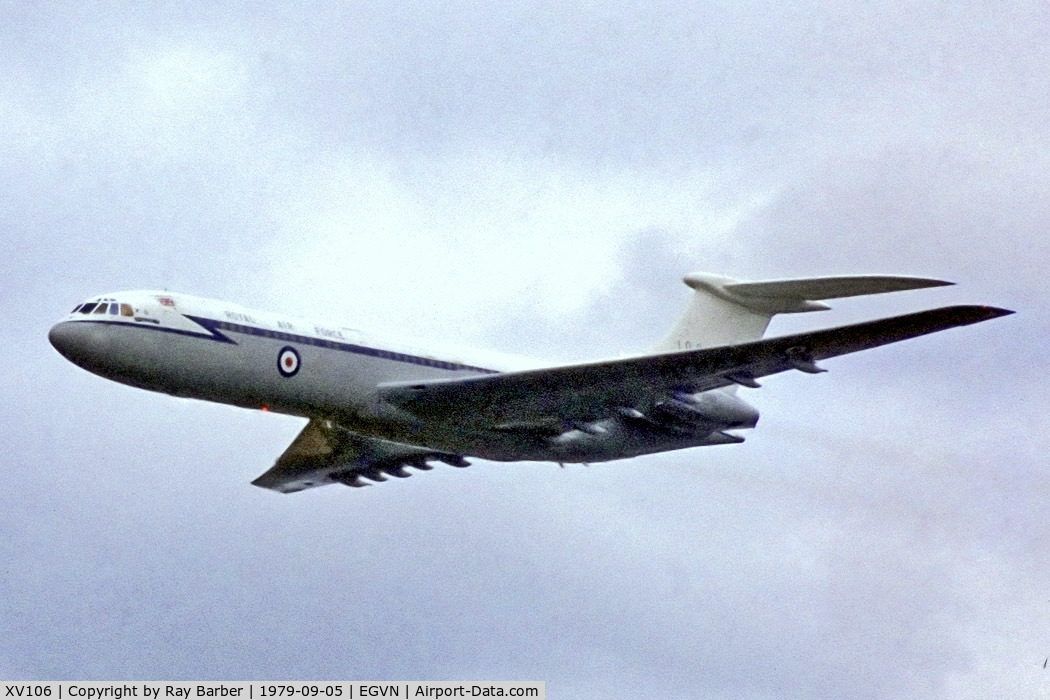 XV106, 1967 Vickers VC10 C.1K C/N 836, XV106   Vickers VC-10 C.1 [836] (Royal Air Force) RAF Brize Norton~G 05/09/1979