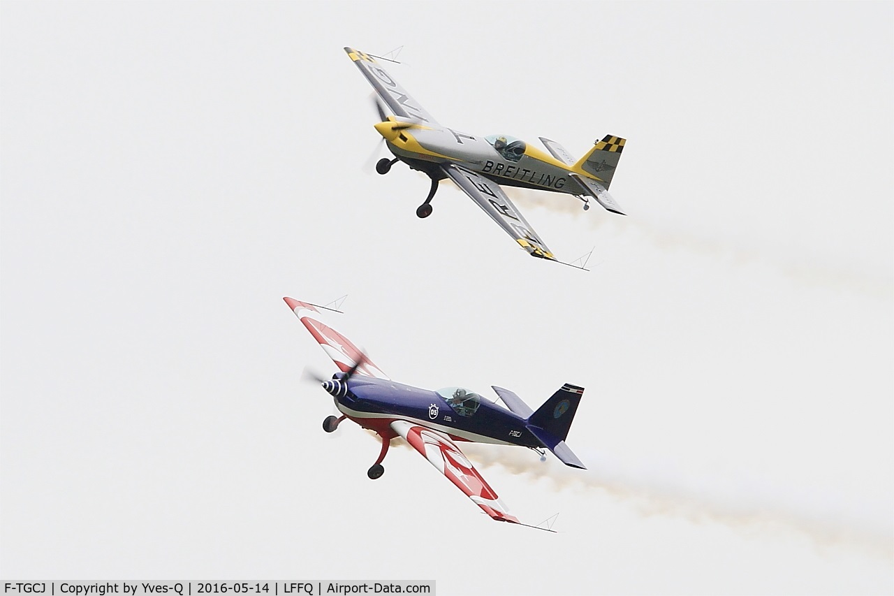 F-TGCJ, Extra EA-330SC C/N 5, Extra 330SC, French Air Force aerobatic team, On display, La Ferté-Alais (LFFQ) air show 2016