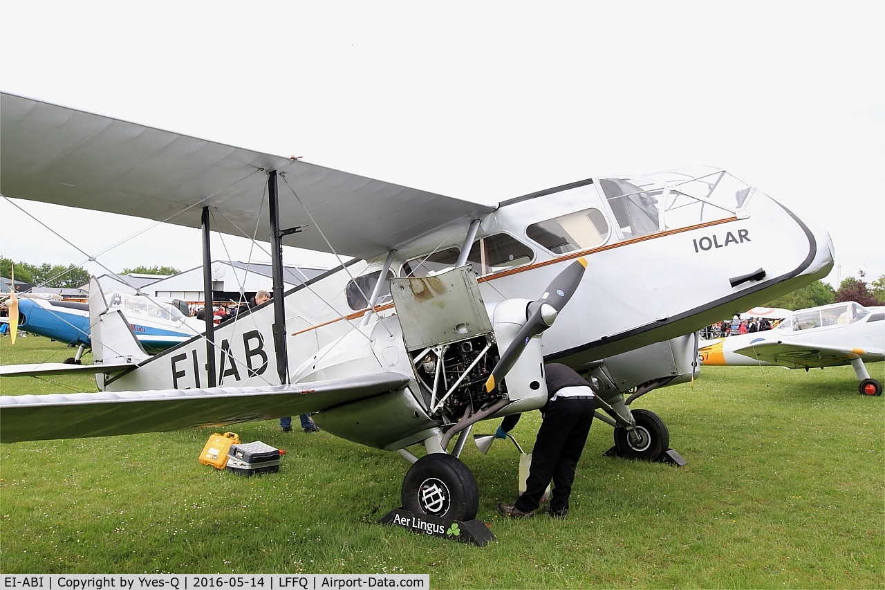 EI-ABI, 1936 De Havilland DH-84 Dragon 2 C/N 6105, De Havilland DH-84 Dragon 2, Static park, La Ferté-Alais airfield (LFFQ) Air show 2016