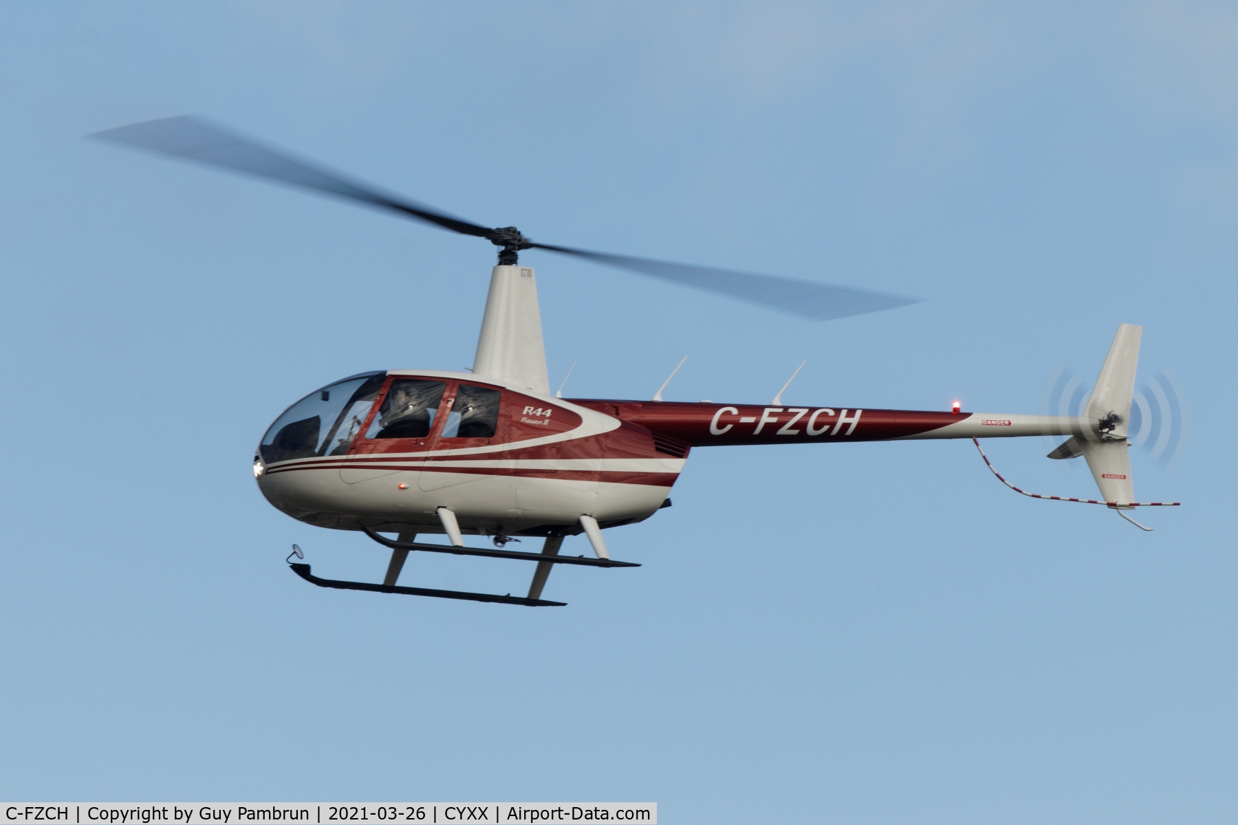 C-FZCH, 2019 Robinson R44 II C/N 14322, Landing