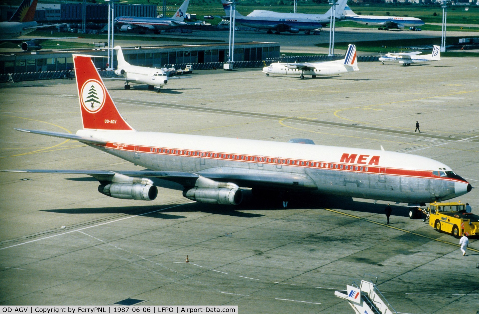 OD-AGV, 1968 Boeing 707-347C C/N 19967, MEA B707