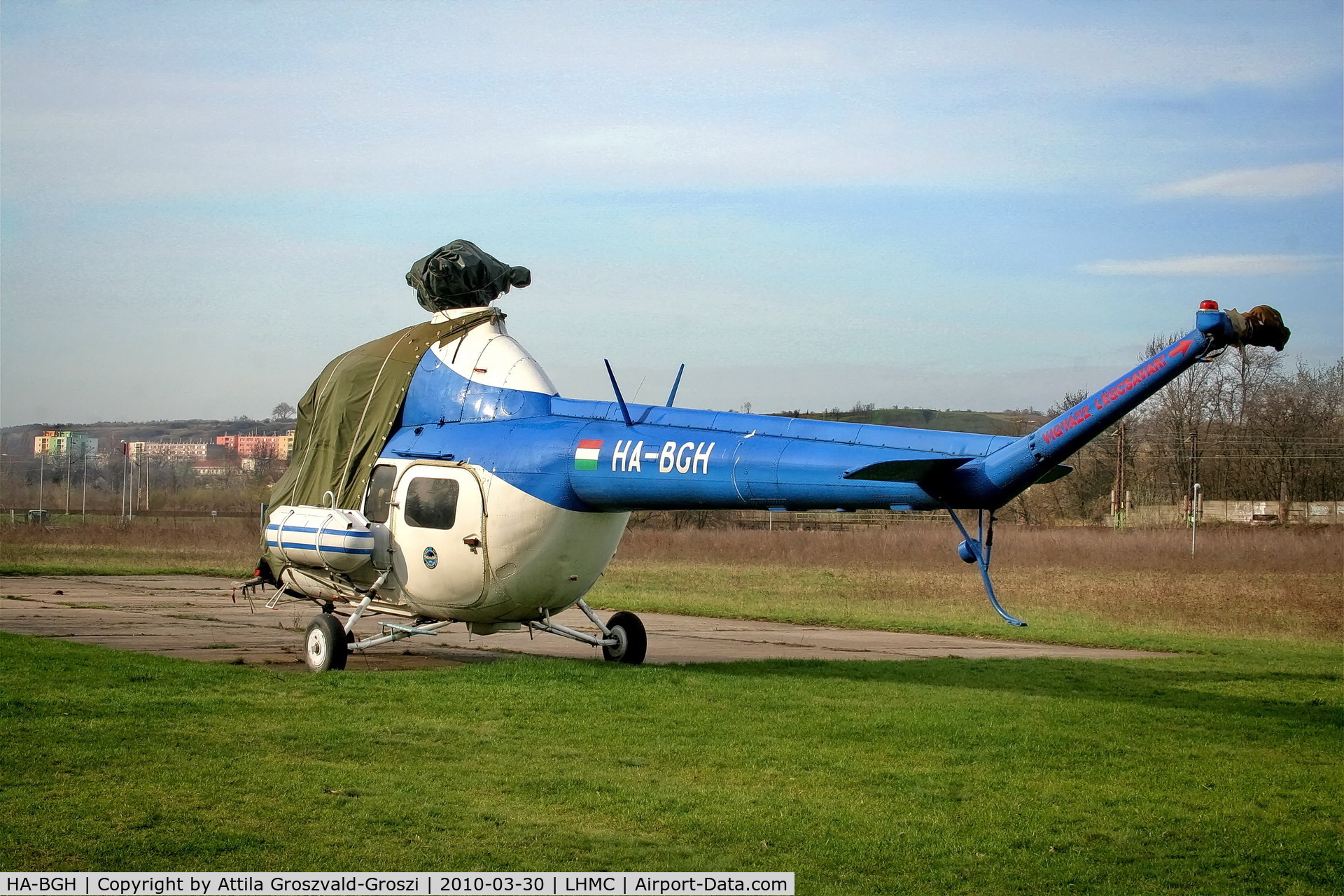 HA-BGH, 1987 Mil (PZL-Swidnik) Mi-2 C/N 518918104, LHMC - Miskolc Airport, Hungary