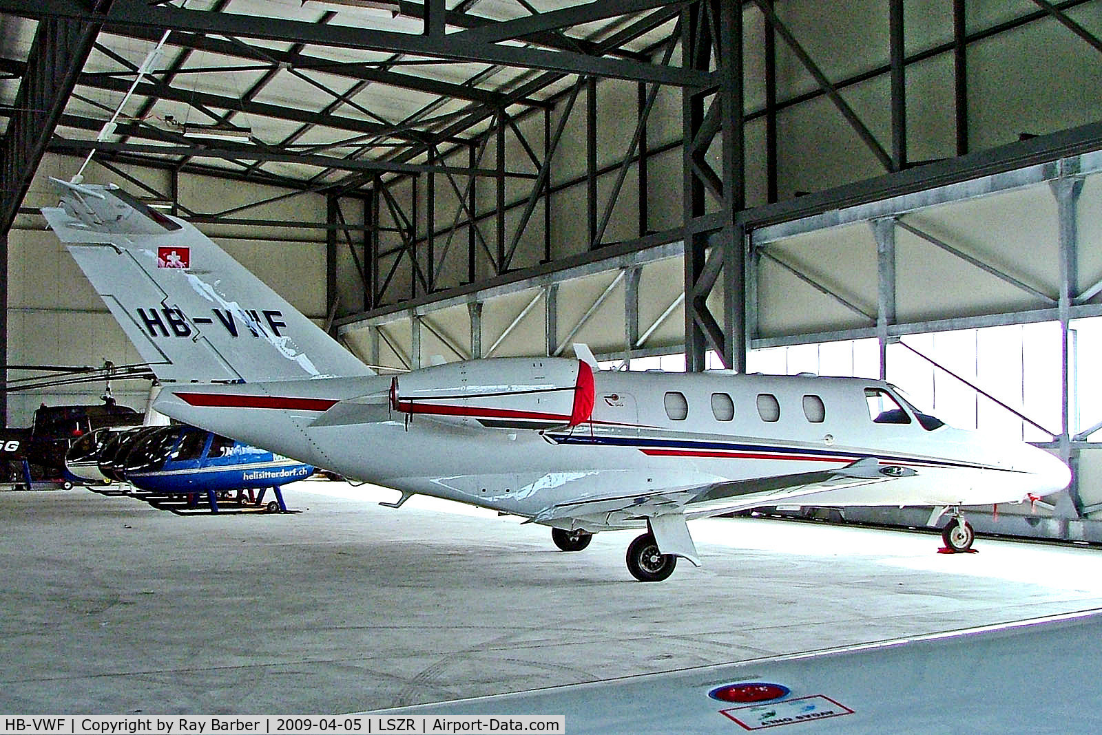 HB-VWF, 2007 Cessna 525 CitationJet CJ1+ C/N 525-0650, HB-VWF   Cessna CitationJet CJ1+ [525-0650] (Swiss Eagle AG) Altenrhein~HB 05/04/2009