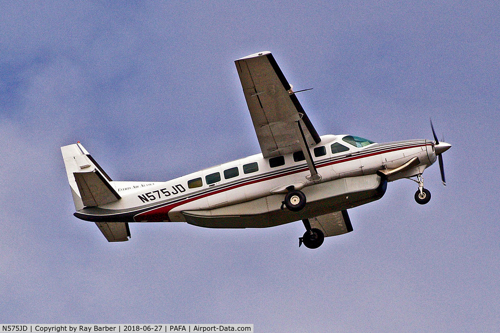 N575JD, 1997 Cessna 208B C/N 208B0595, N575JD   Cessna 208B Grand Caravan [208B-0595] (Everts Air Alaska) Fairbanks Int'l~N 27/06/2018