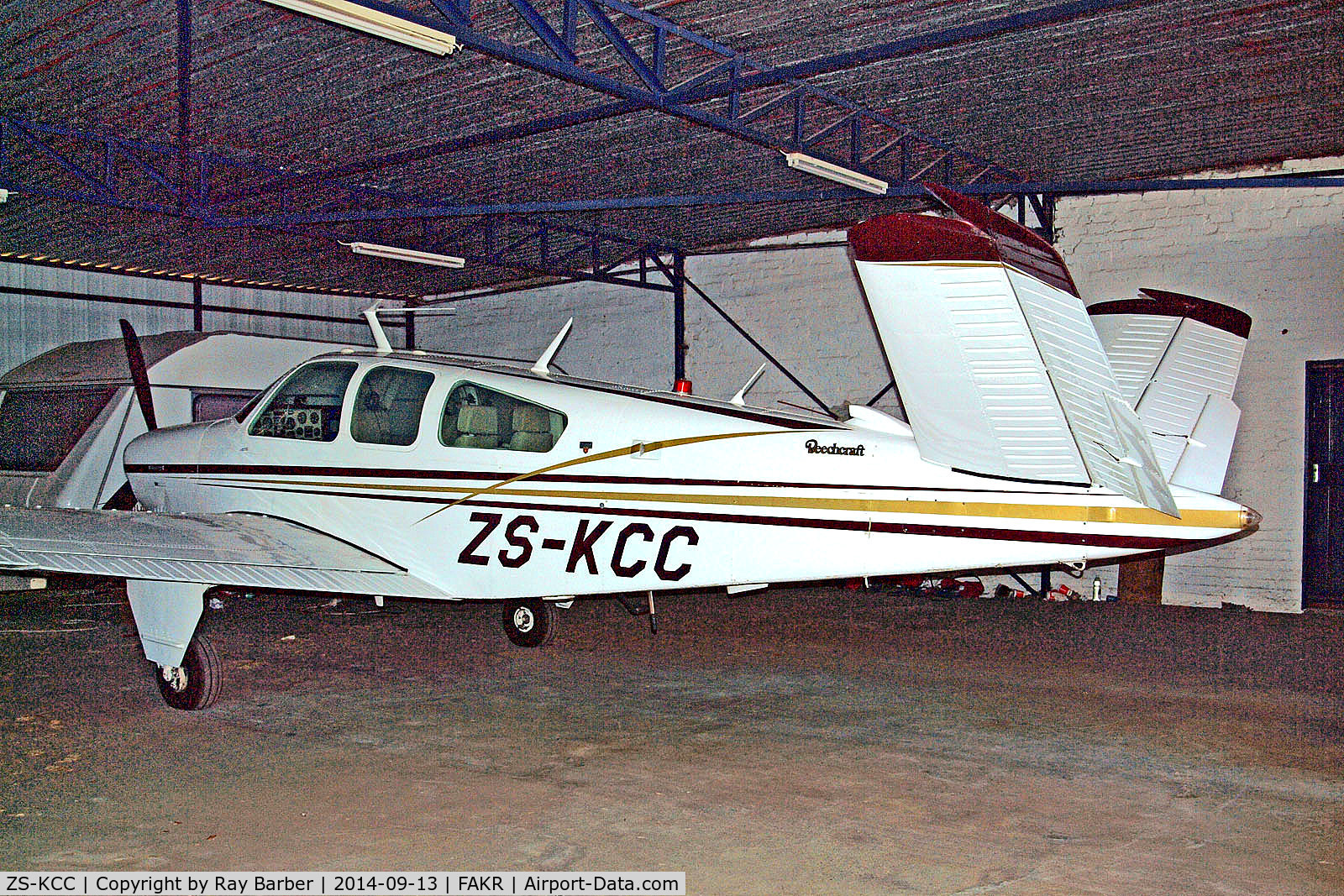 ZS-KCC, 1978 Beech V35B Bonanza C/N D-10098, ZS-KCC   Beech V35B Bonanza [D-10098] Krugersdorp-Oatlands~ZS 13/09/2014