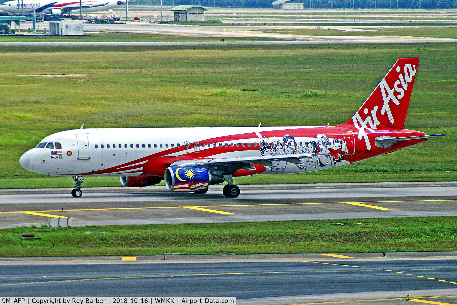 9M-AFP, 2007 Airbus A320-214 C/N 3000, 9M-AFP   Airbus A320-216 [3000] (AirAsia)  Kuala Lumpur-Int'l (Sepang)~9M 16/10/2018